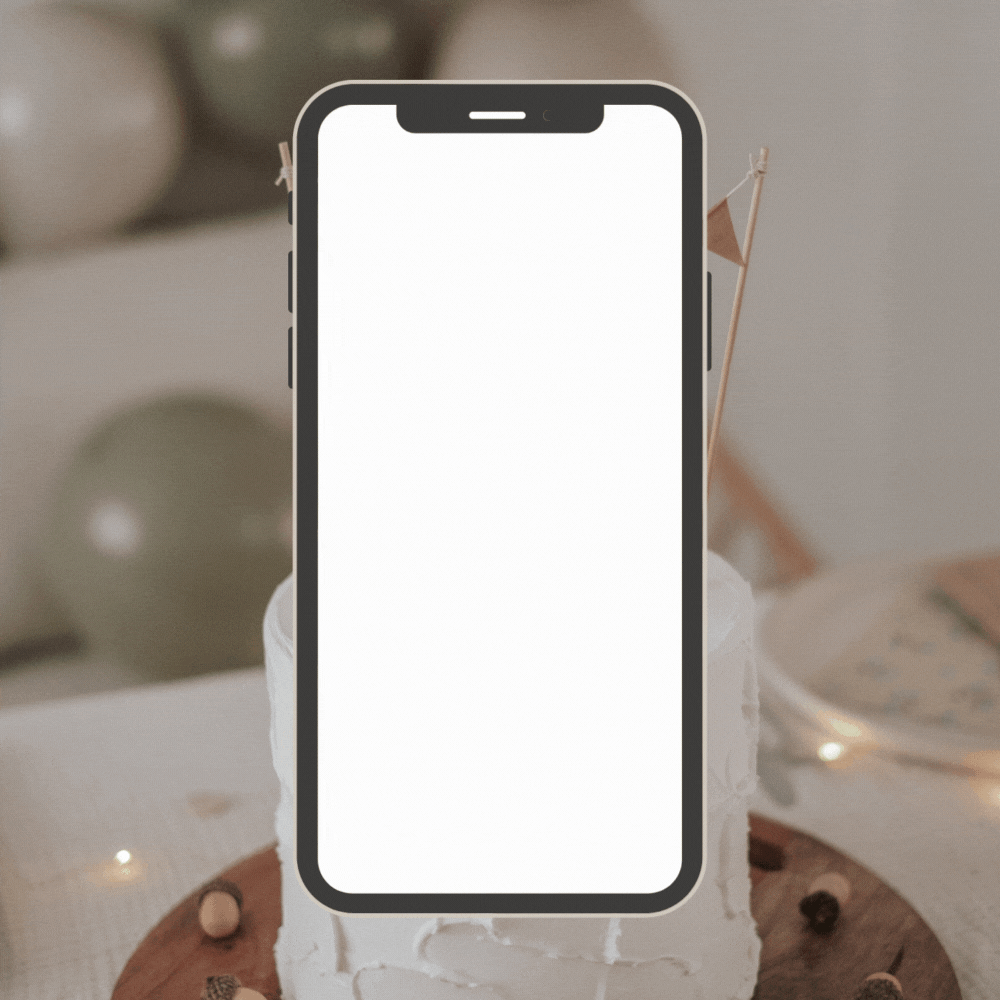 Einladung Smartphone Video Dinosaurier T-Rex