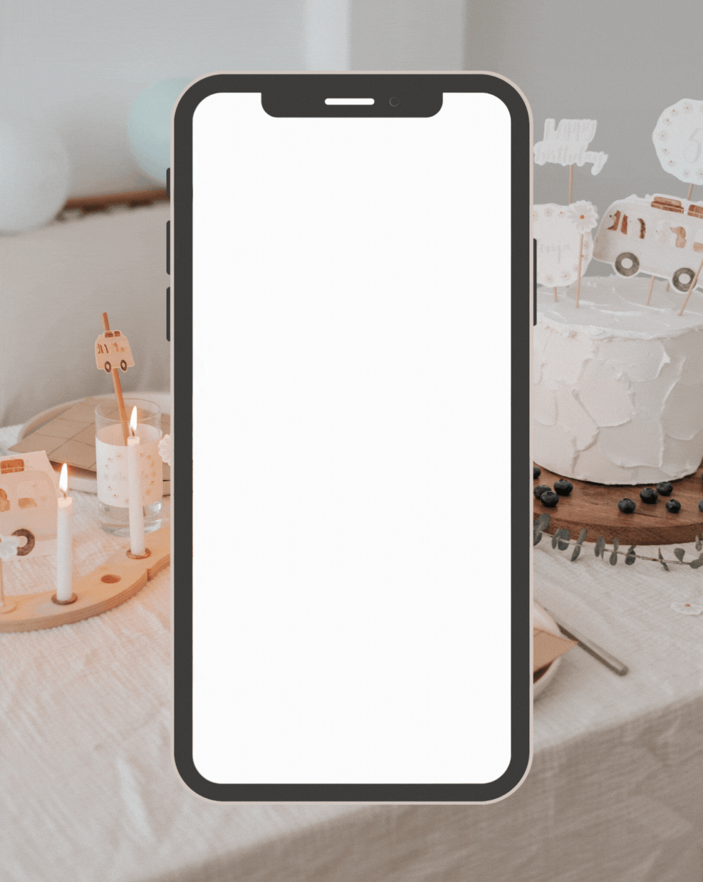 Einladung Smartphone Video Meer Möwe