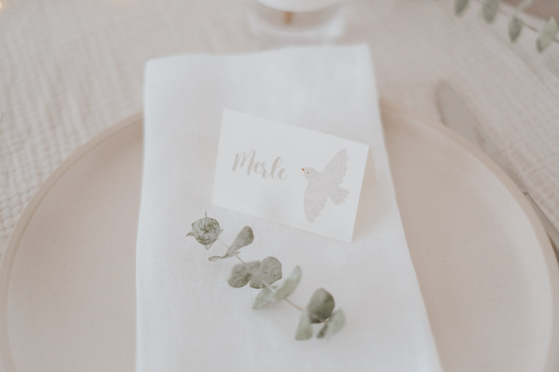 Set Taufe Taube - großes Bundle