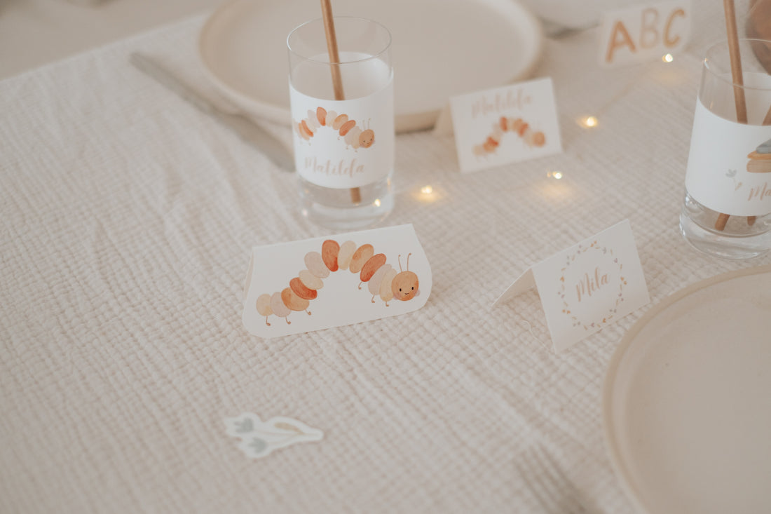 Set Schulanfang Raupe - großes Bundle