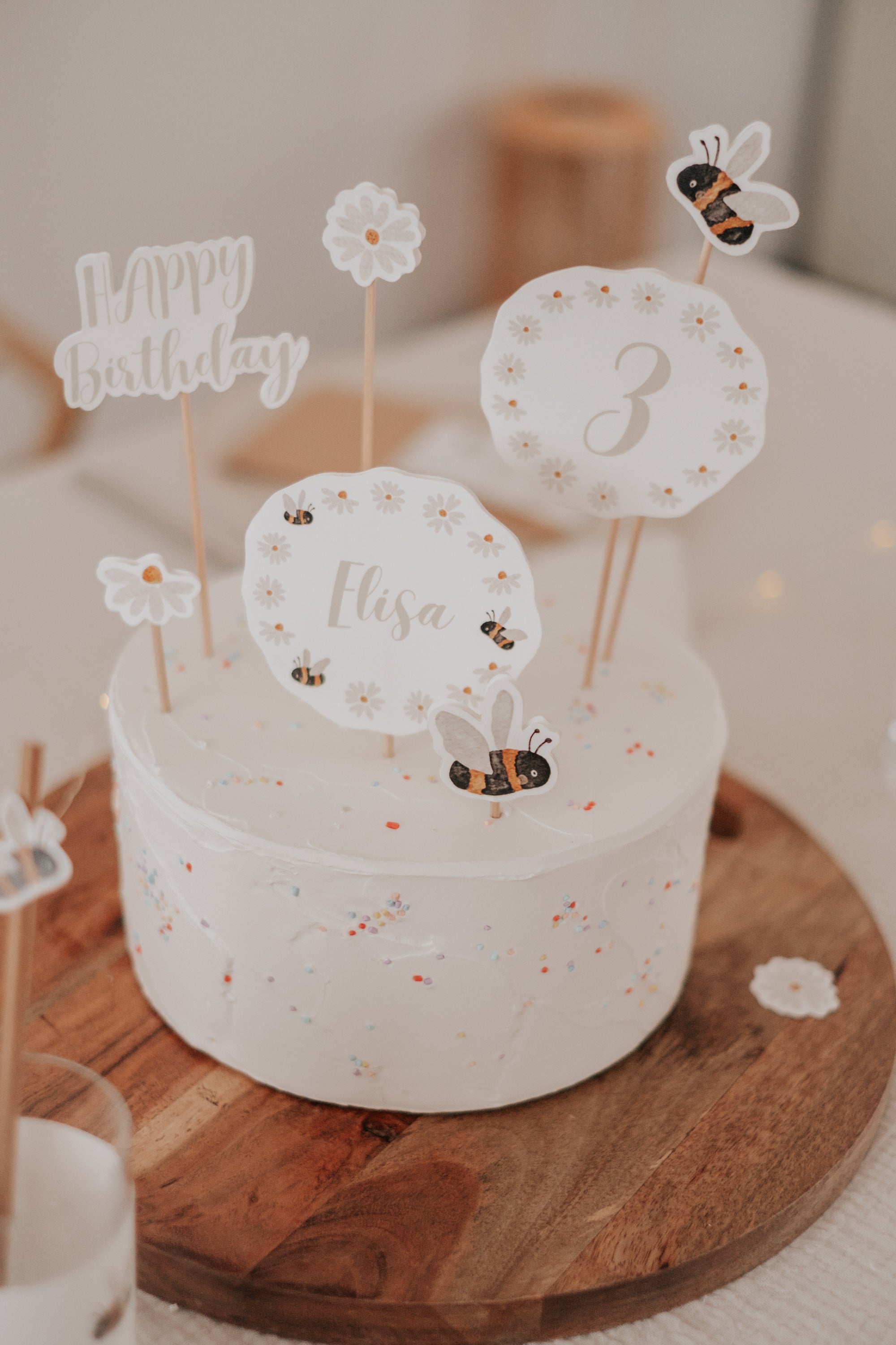 Caketopper Bienen