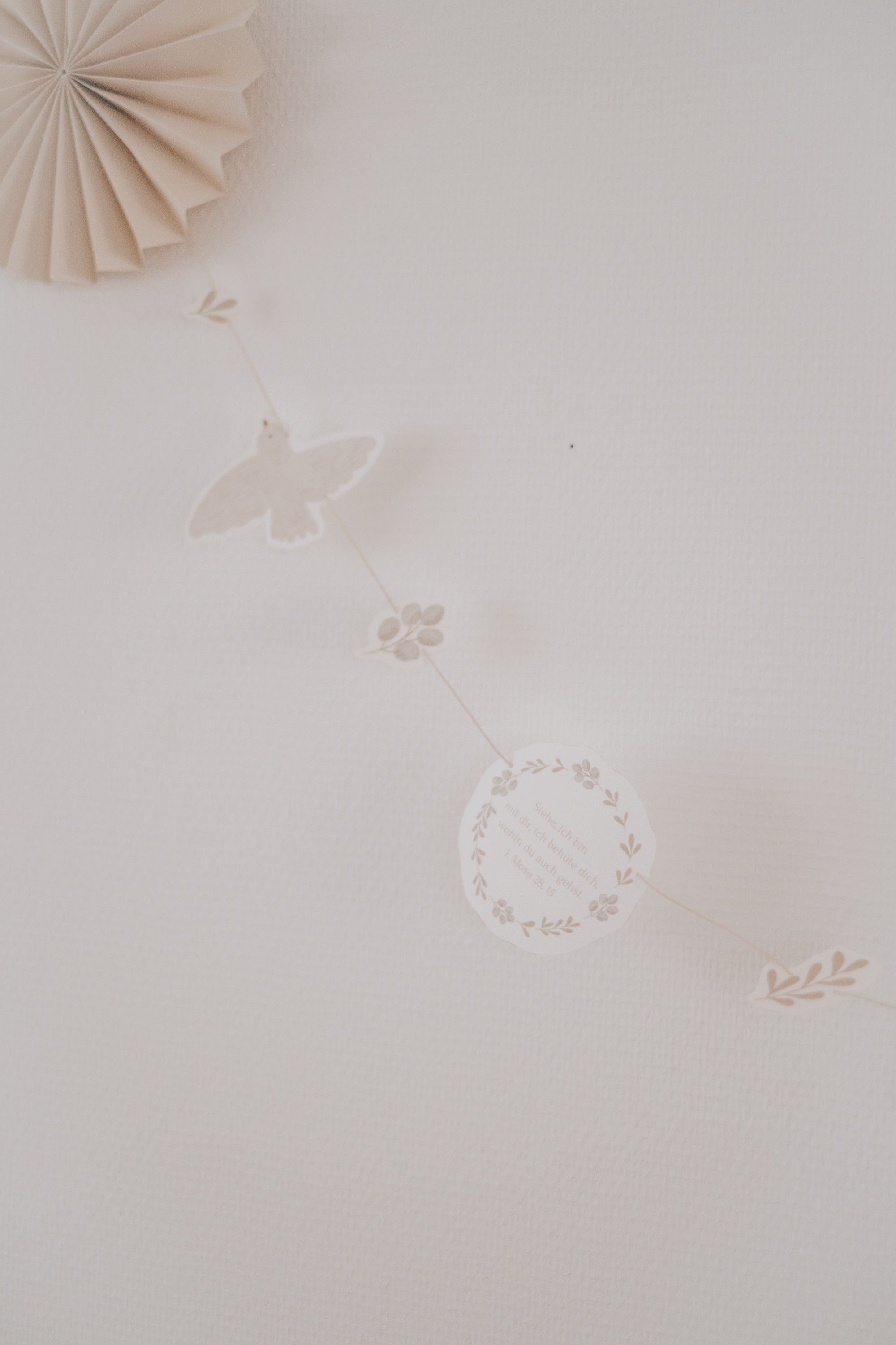 Girlande Taufe Taube