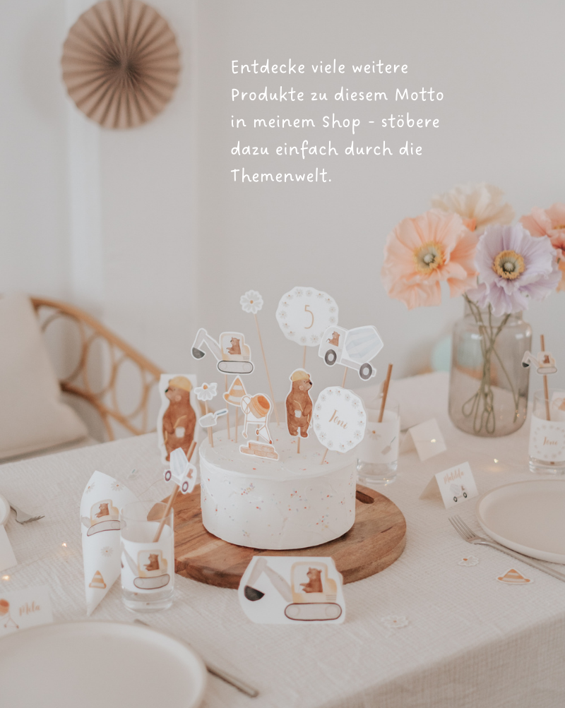 Geschenktüten Baustelle