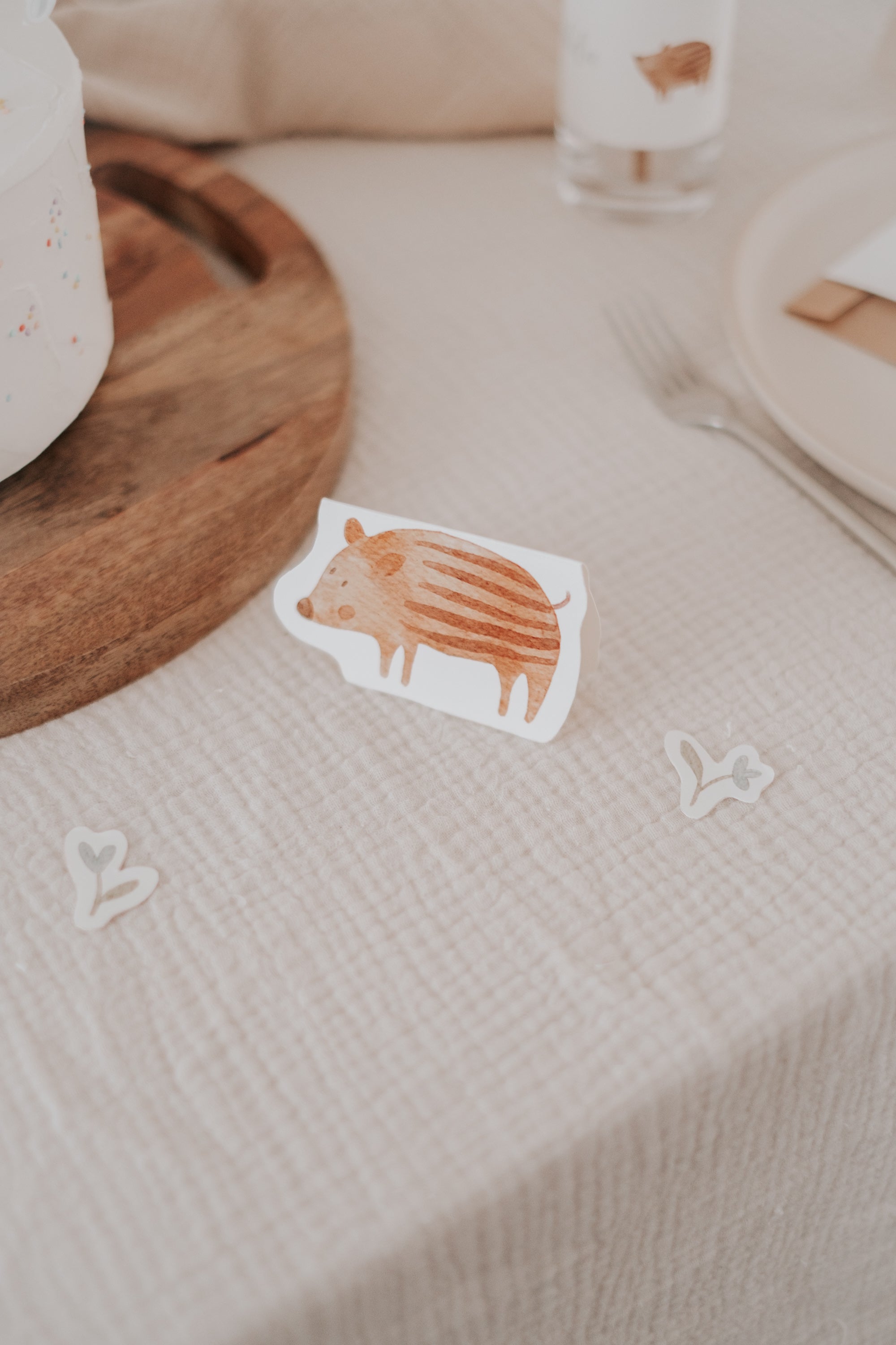 Tischdeko Frischlinge