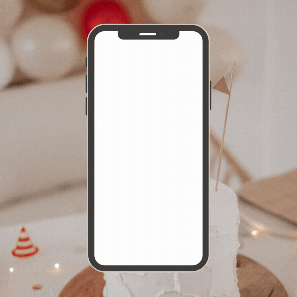 Einladung Smartphone Video Feuerwehr und Bär