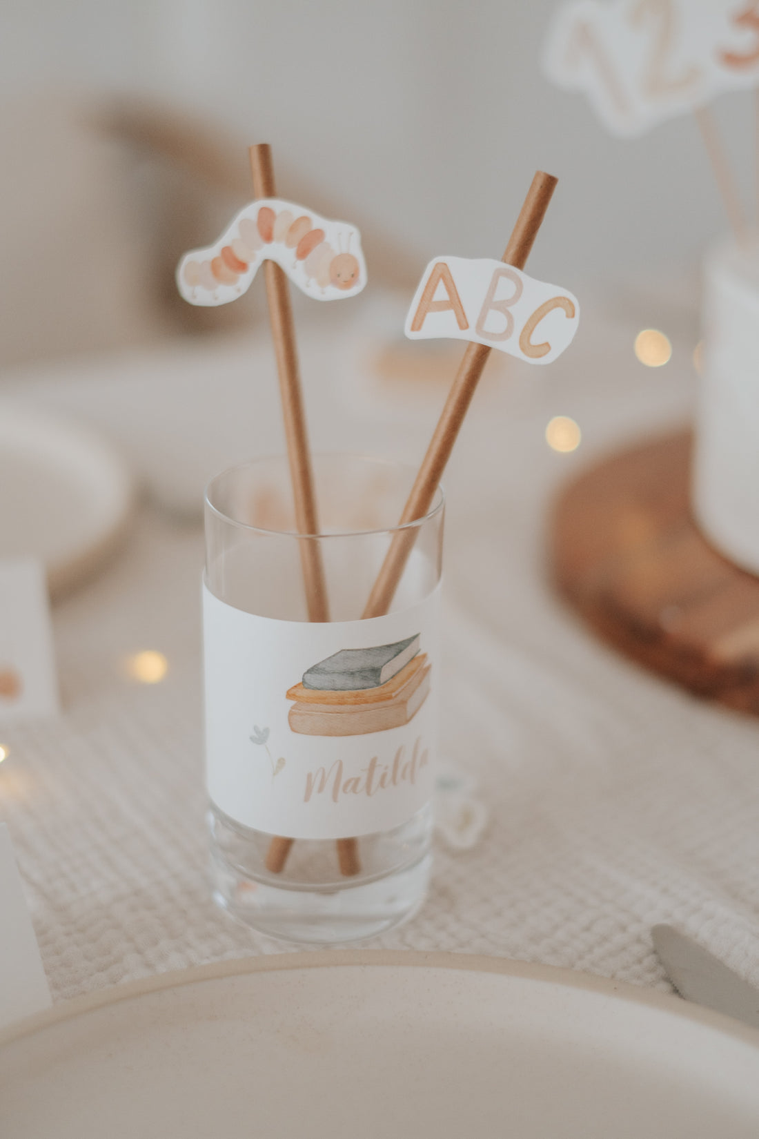 Banderolen Schulanfang Raupe