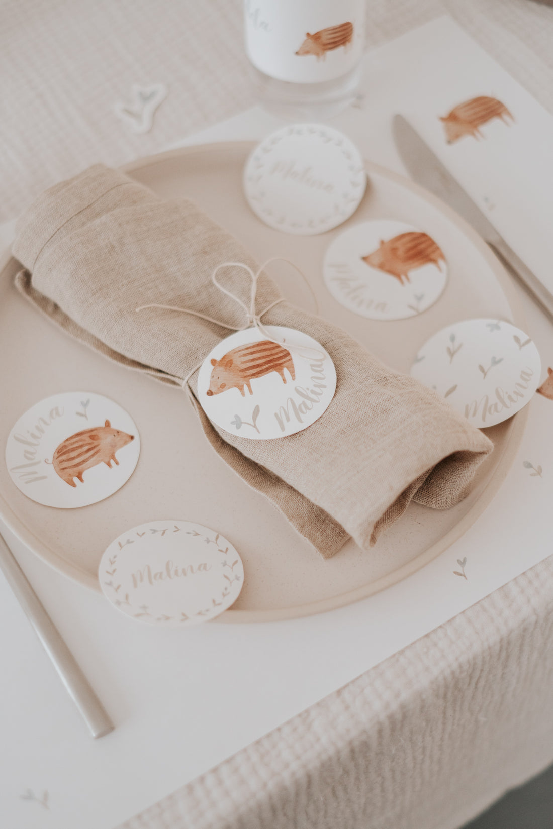 Geschenkanhänger Frischlinge