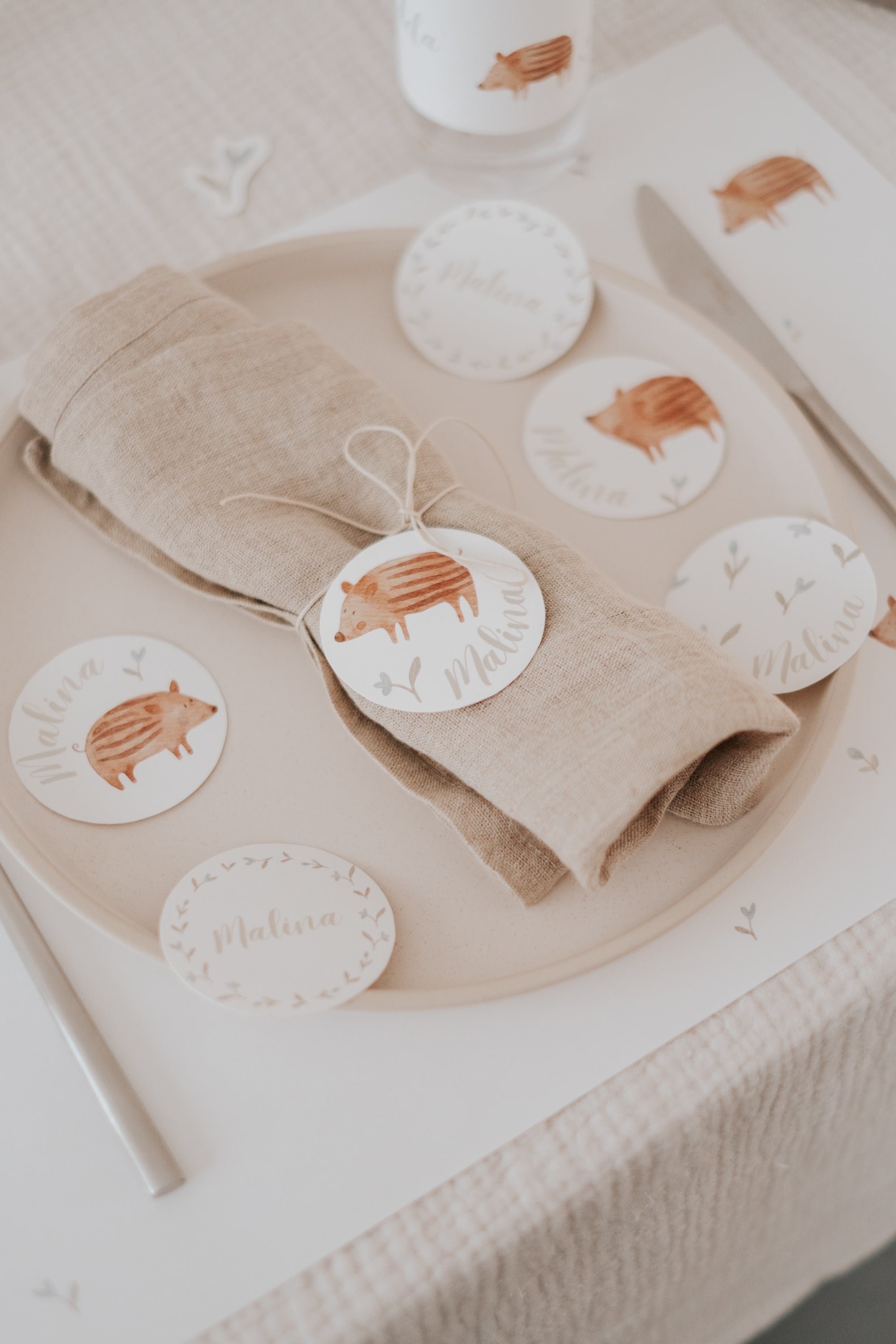 Geschenkanhänger Frischlinge