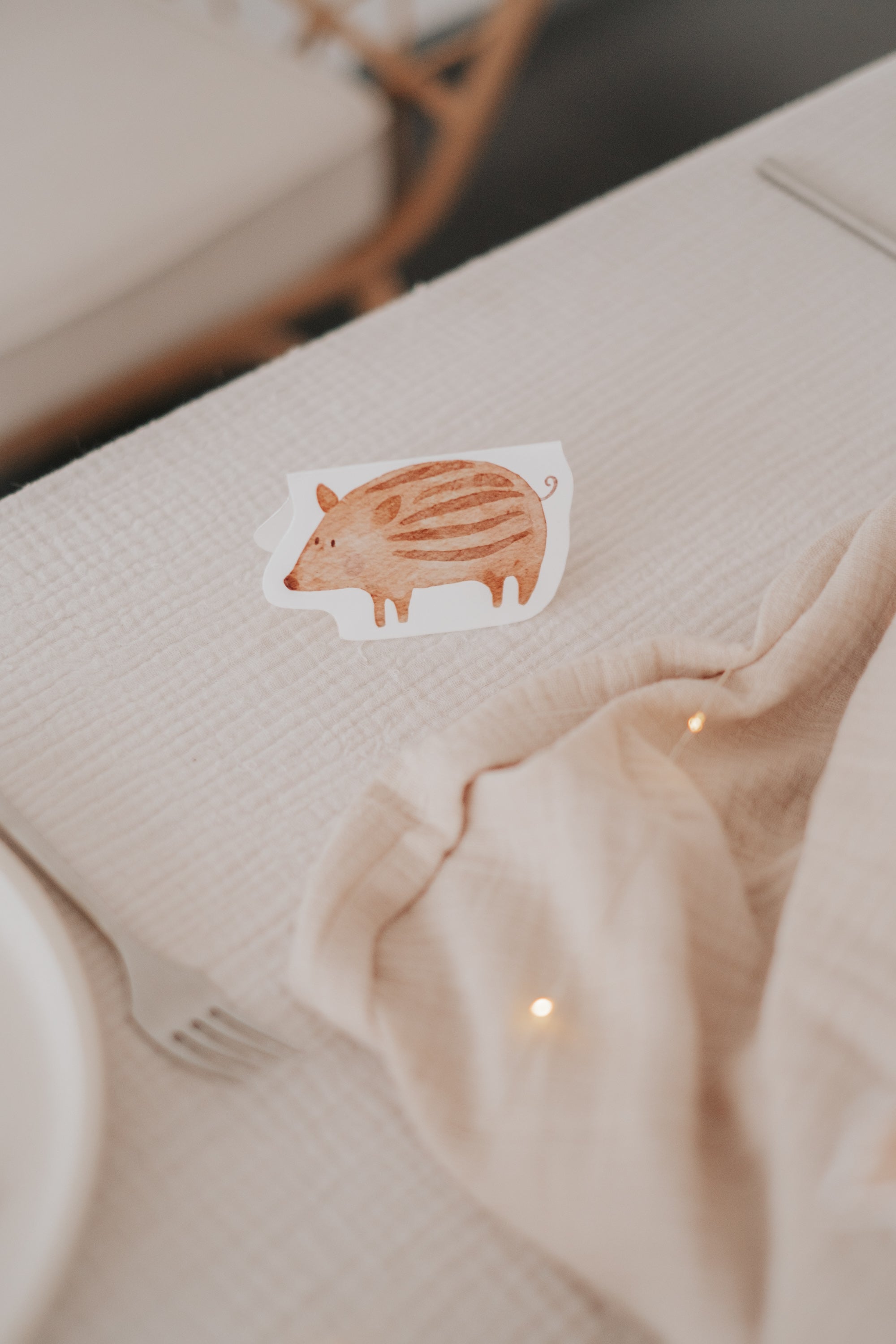 Tischdeko Frischlinge