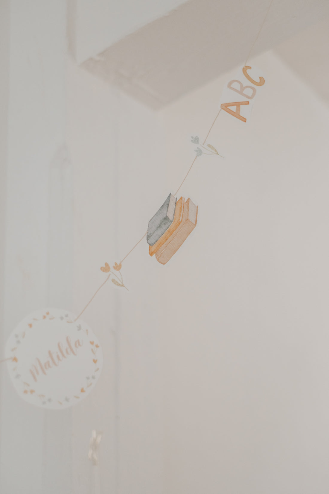 Girlande Schulanfang Raupe