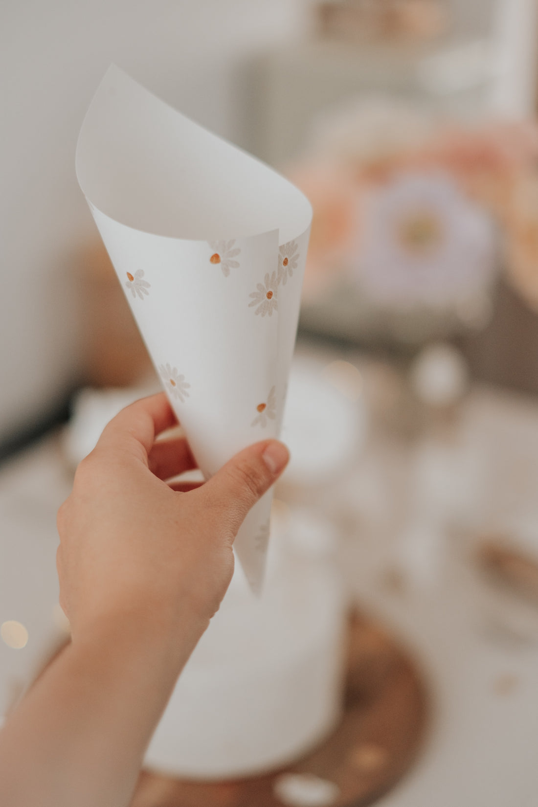 Spitztüte Gänseblümchen