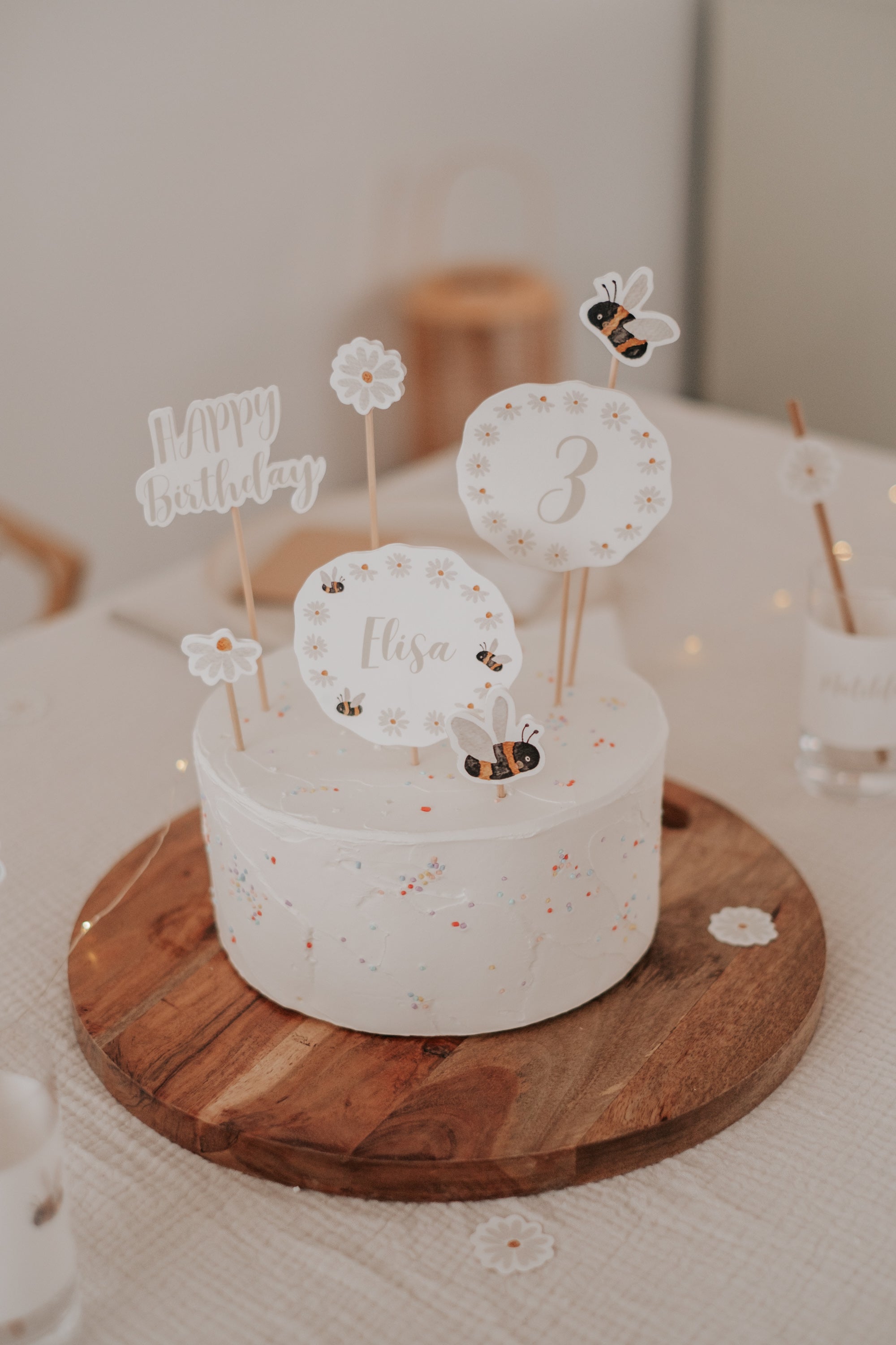 Caketopper Bienen