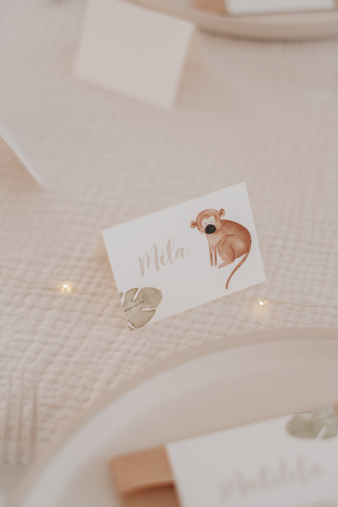 Tischkärtchen Dschungel