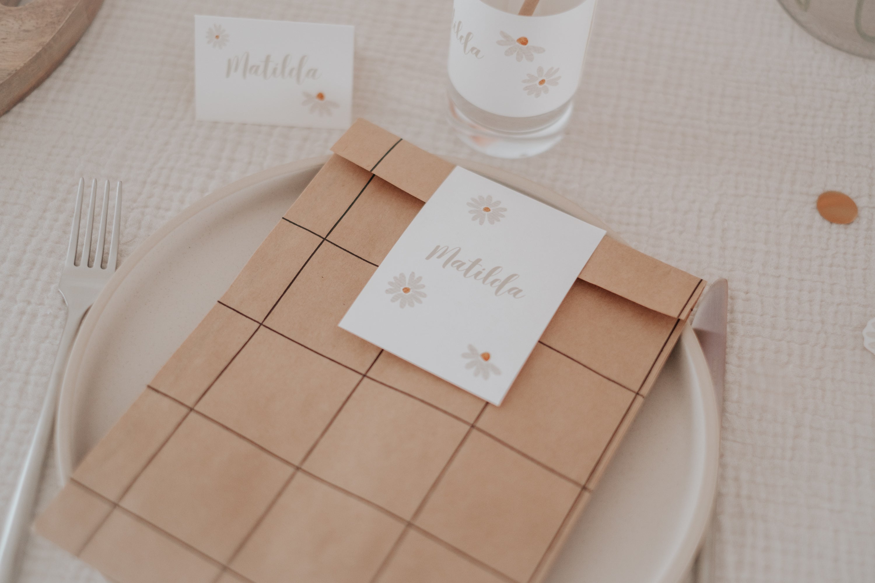 Geschenktüten Gänseblümchen