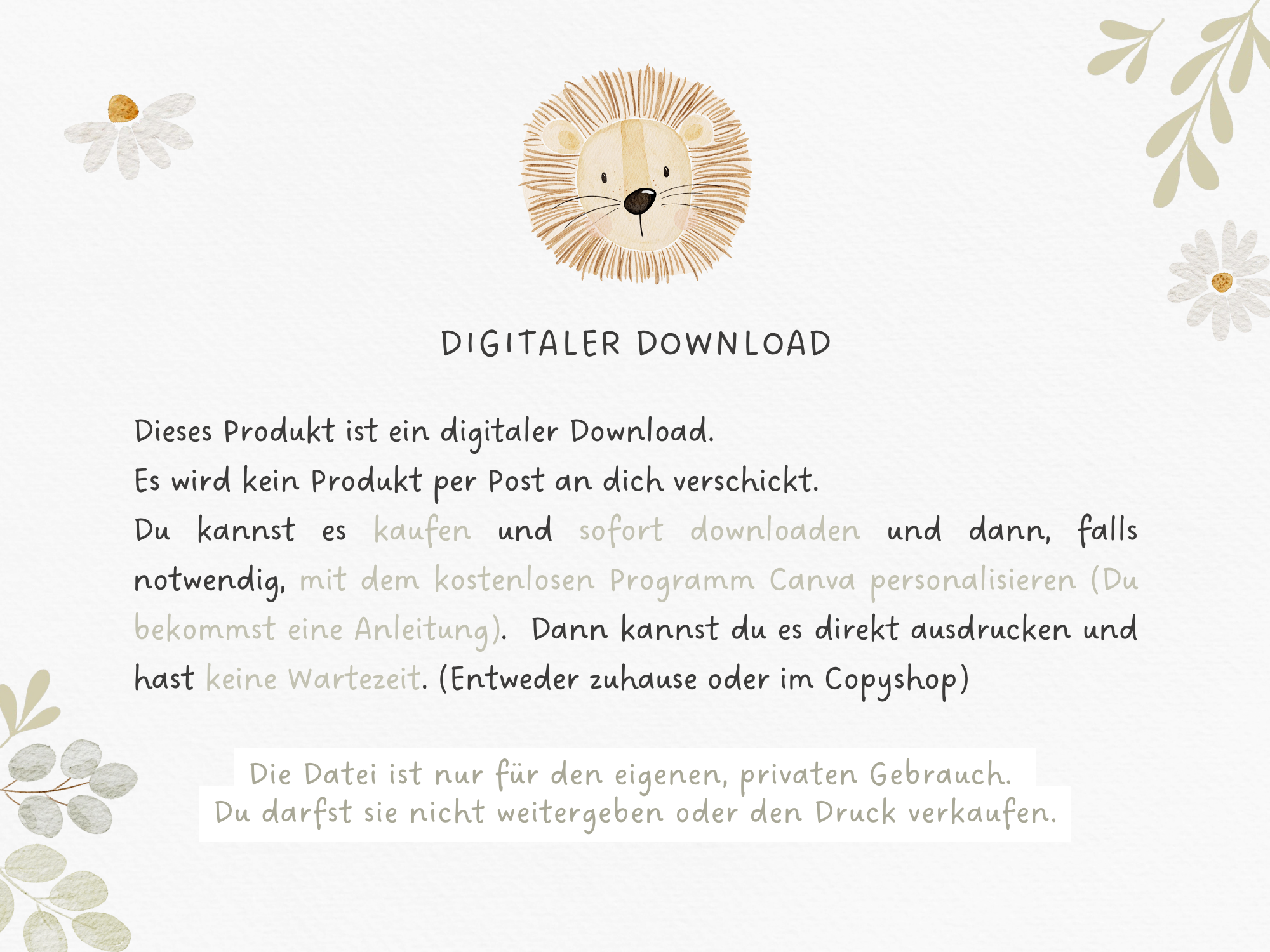 Strohhalme Waldtiere