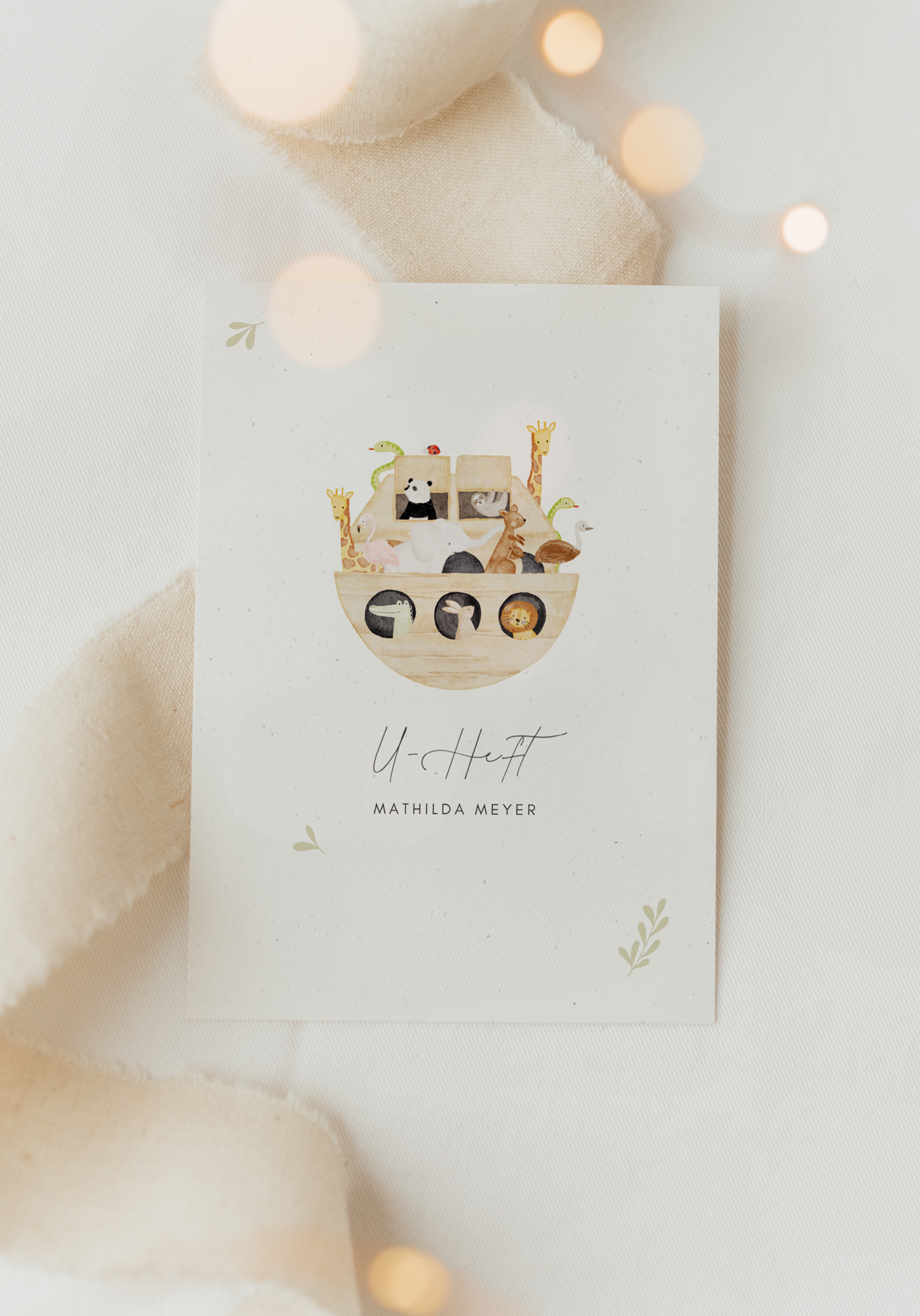 U-Heft Hülle Arche Noah