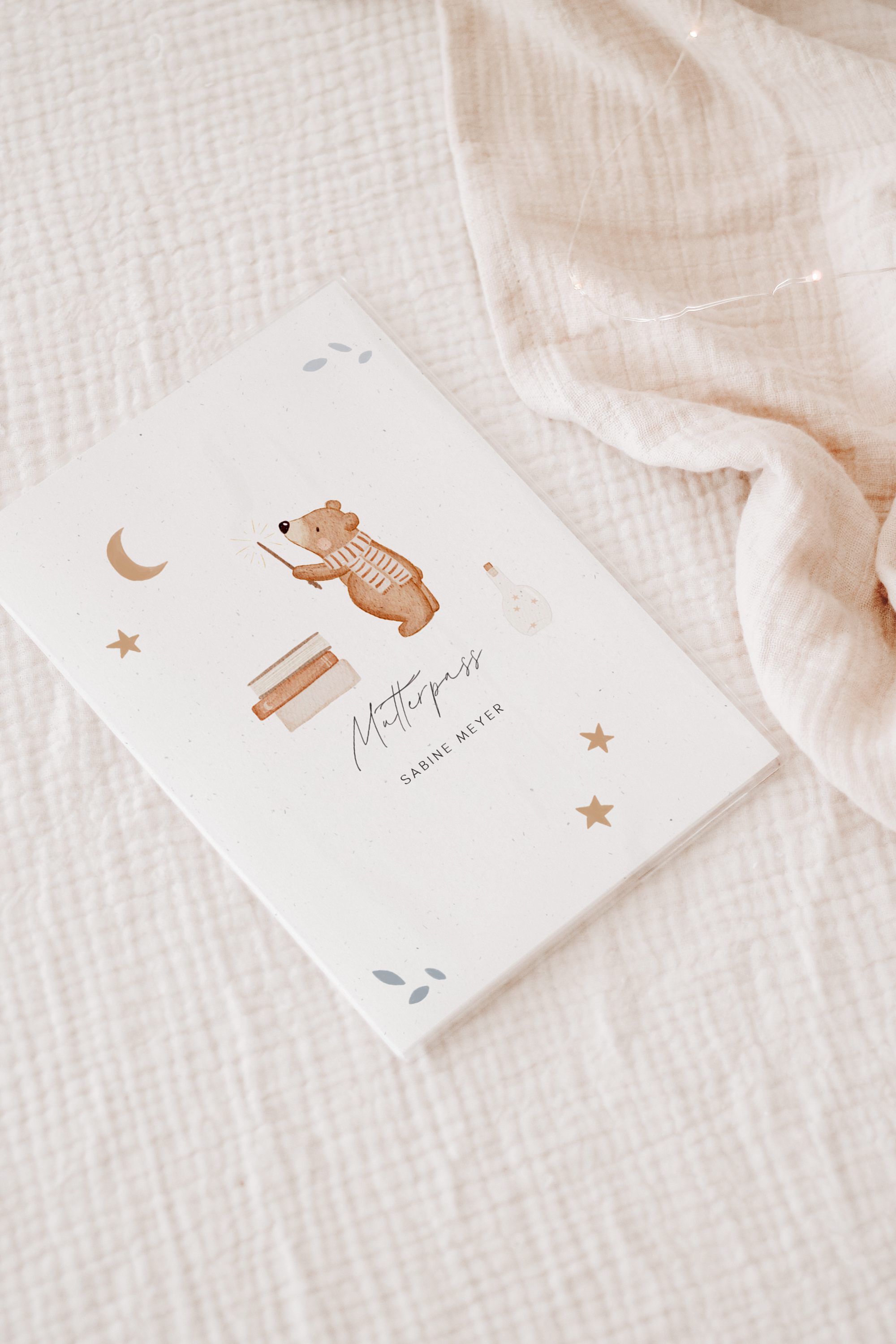 Mutterpass Hülle Bär Magie