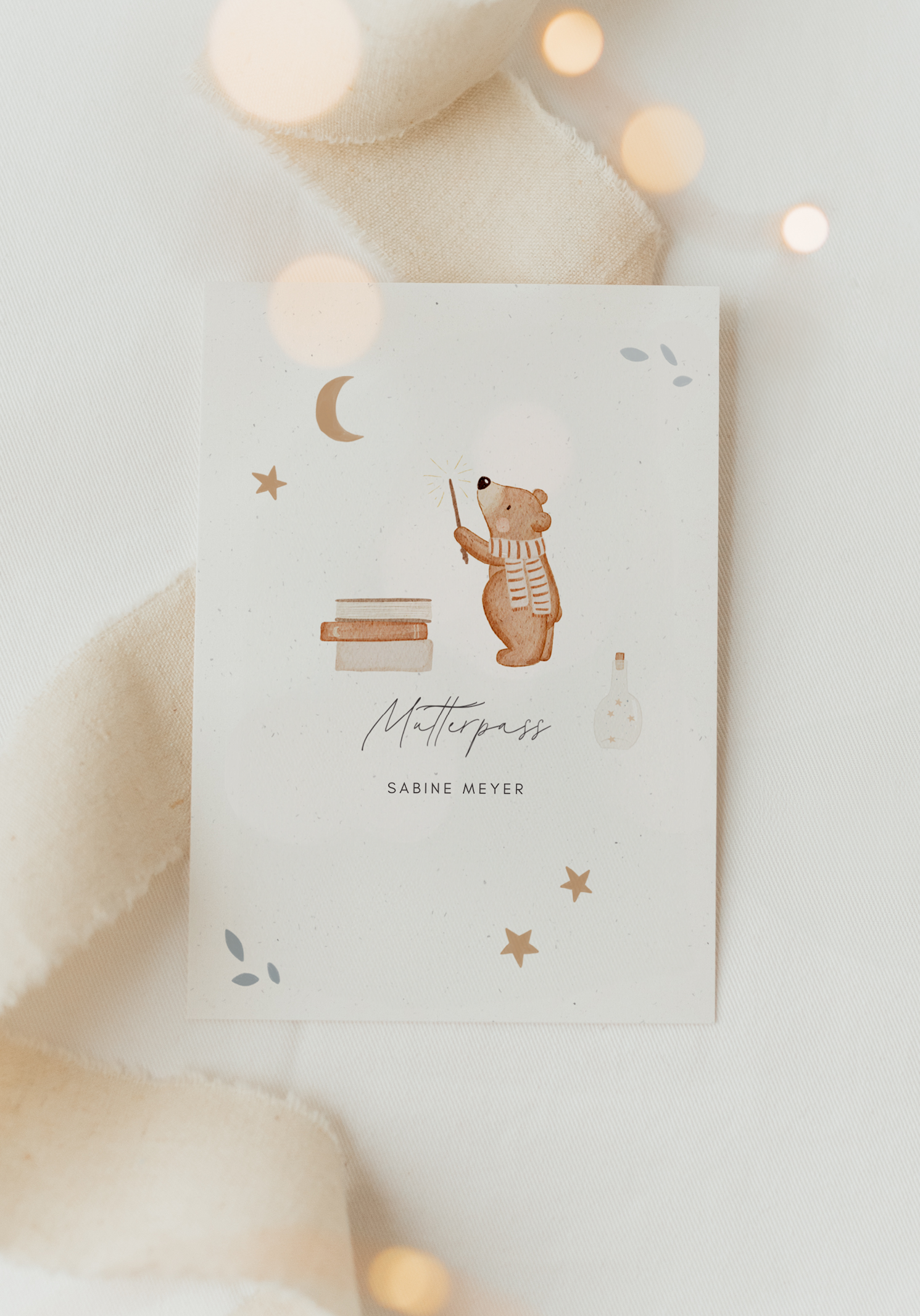 Mutterpass Hülle Bär Magie