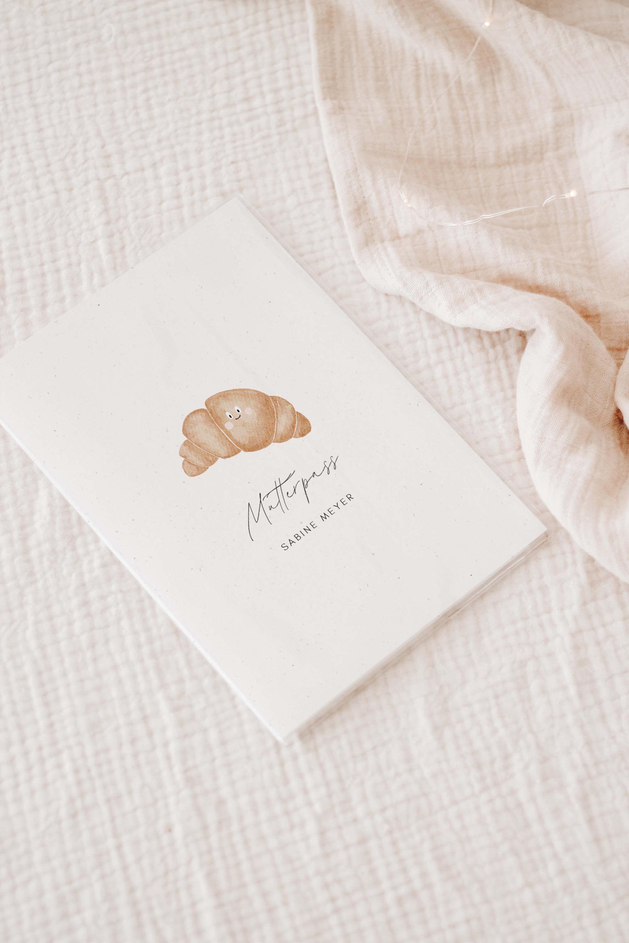 Mutterpass Hülle Croissant