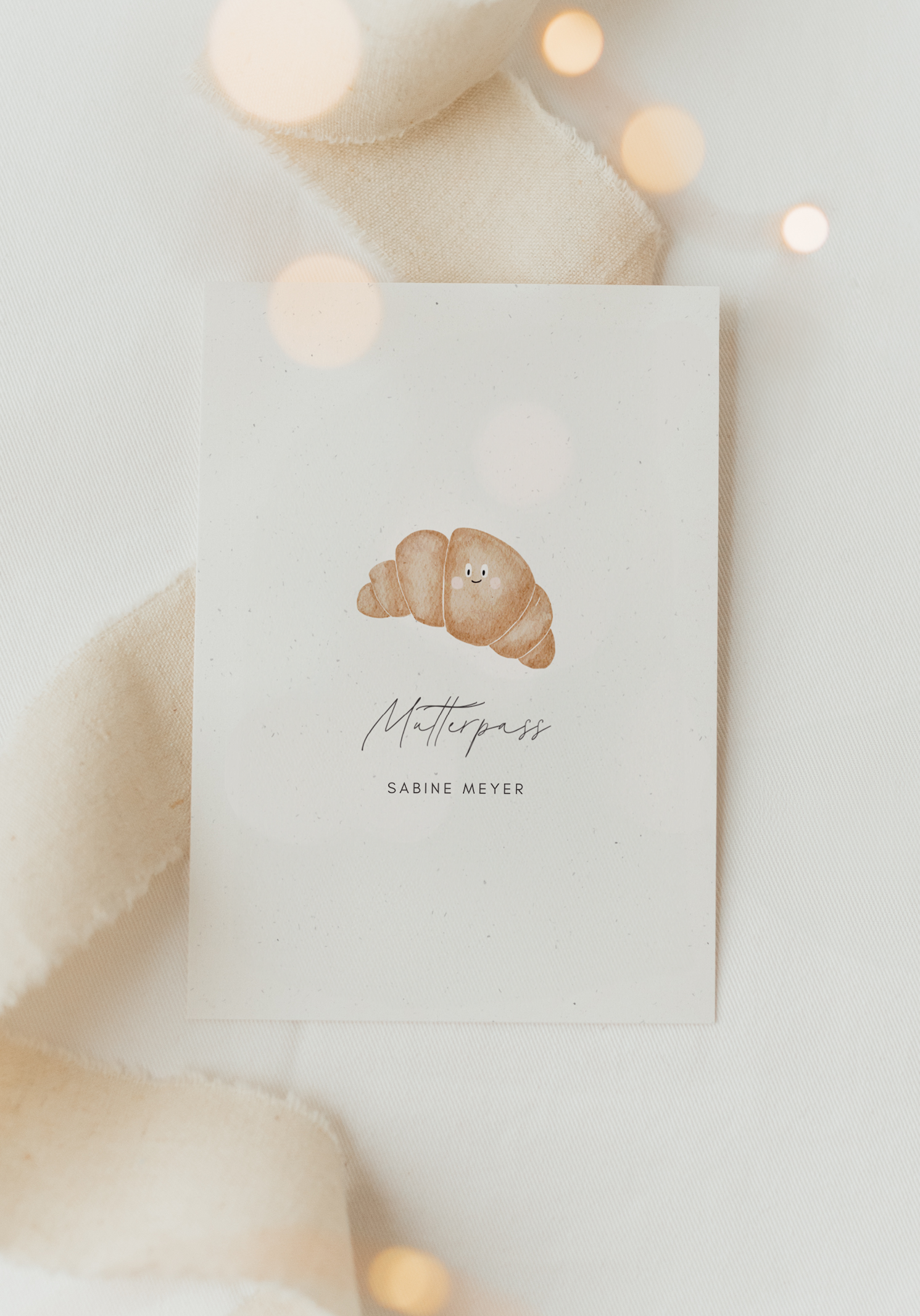 Mutterpass Hülle Croissant