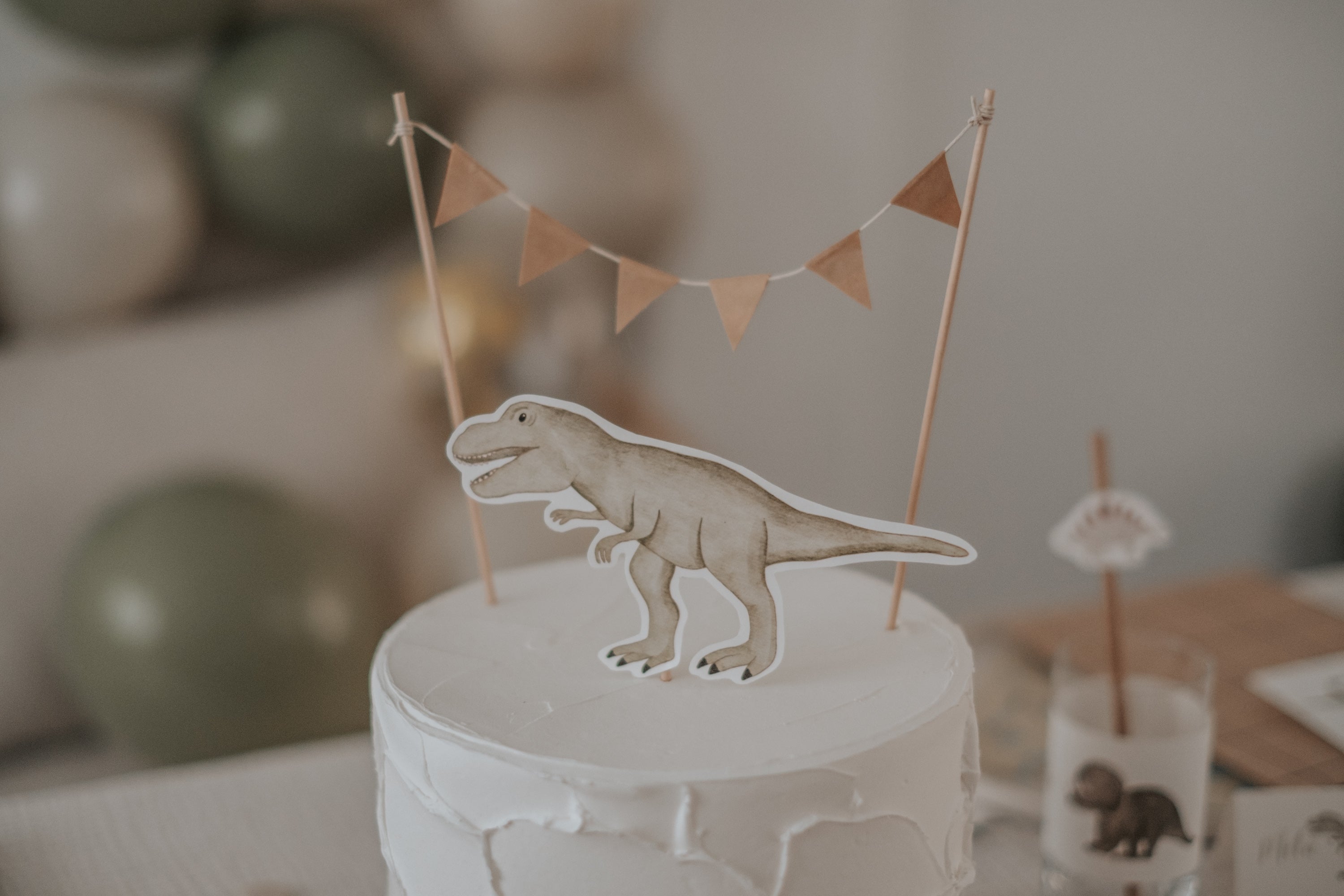 Caketopper Dinosaurier