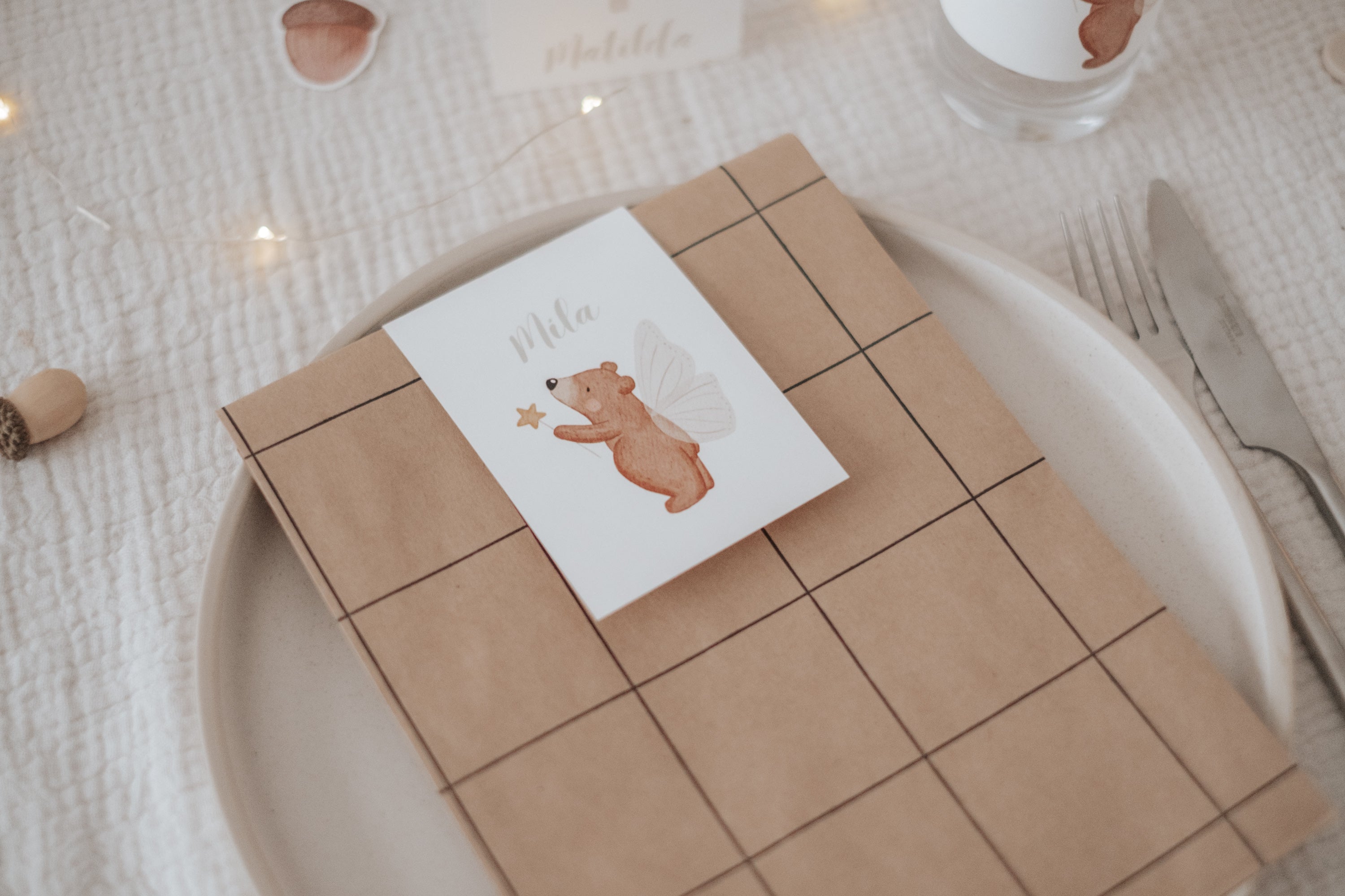 Geschenktüten Pilz und Bär