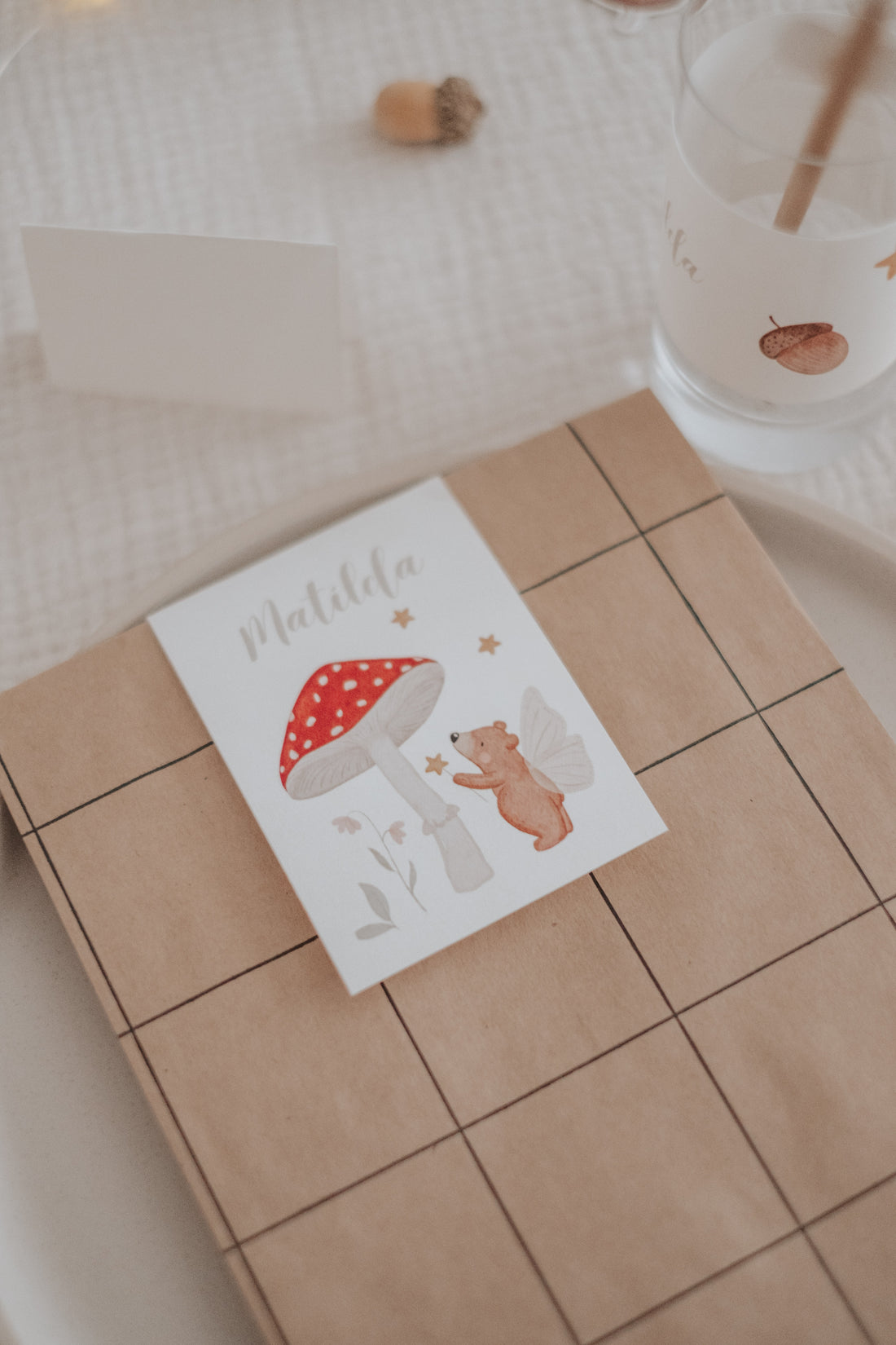 Geschenktüten Pilz und Bär