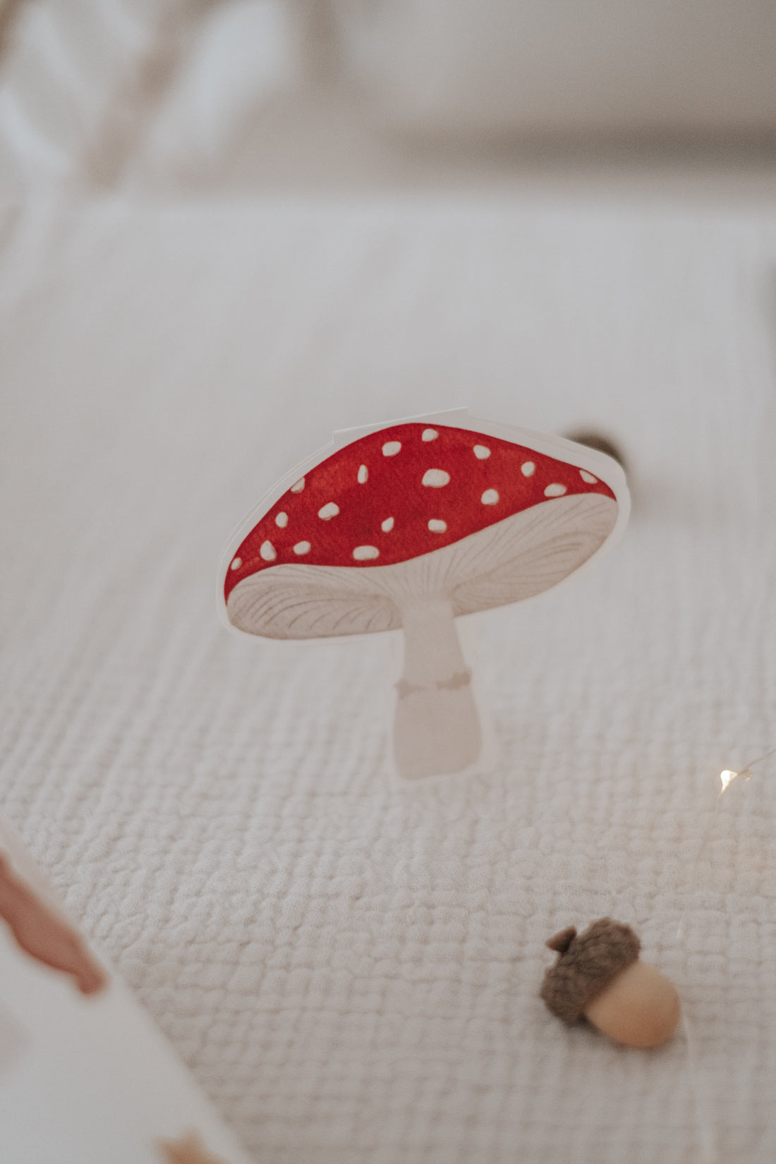 Tischdeko Pilz und Bär