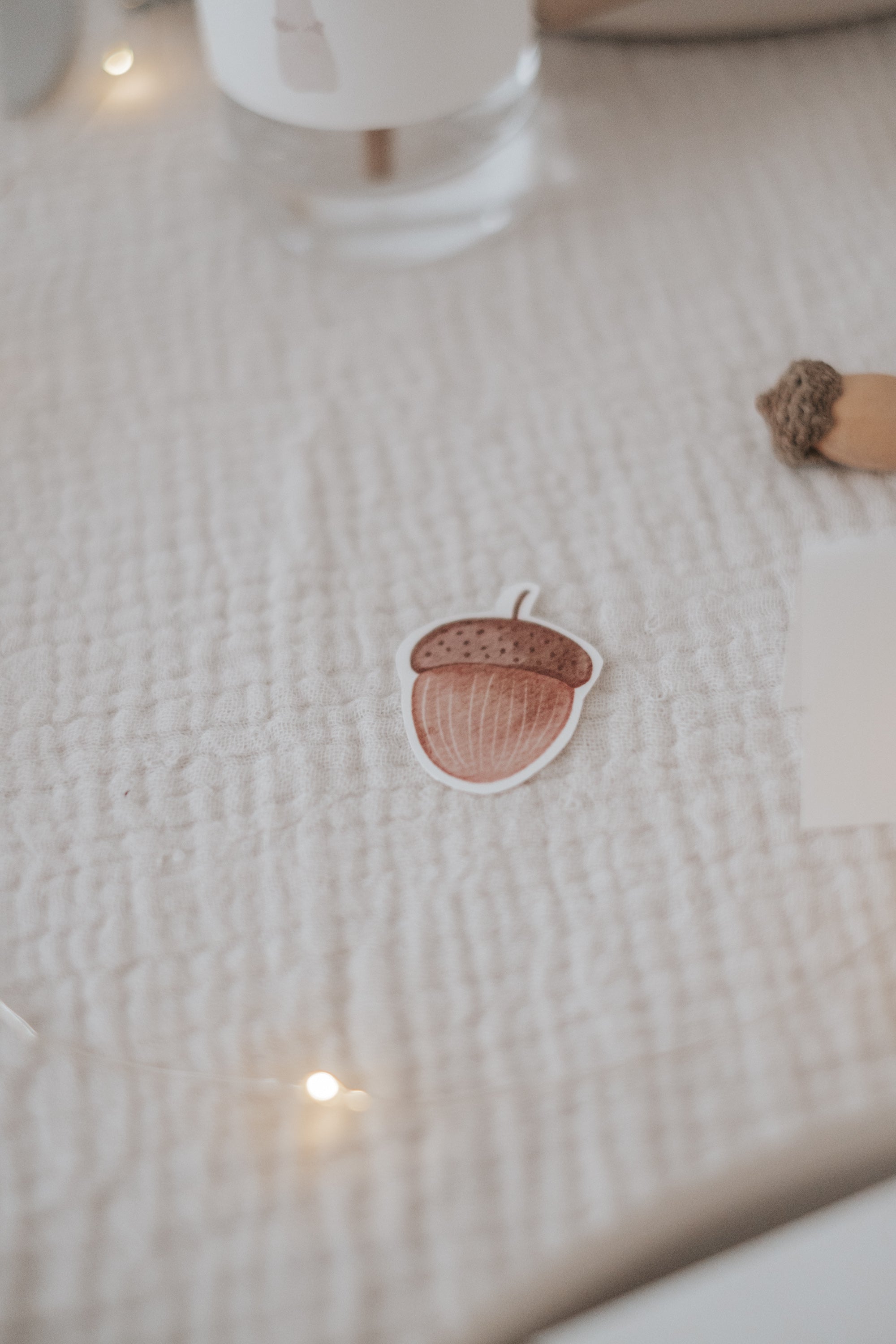 Tischdeko Pilz und Bär