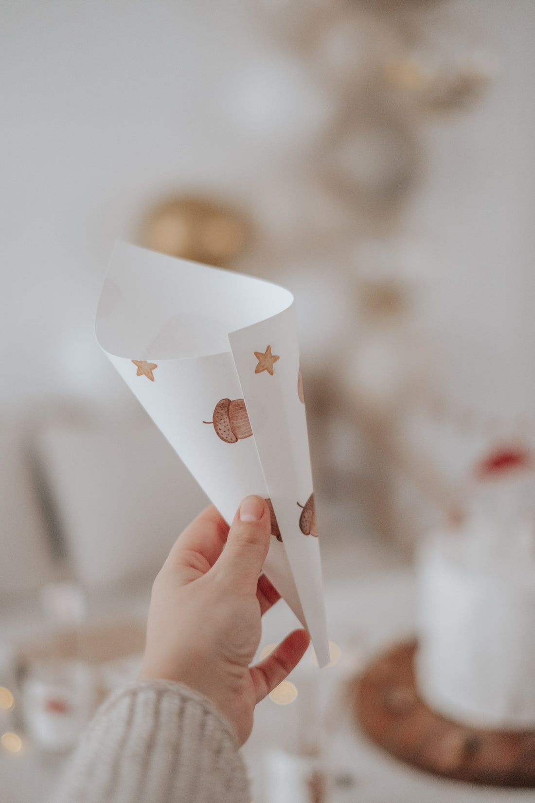 Spitztüte Bär und Pilz