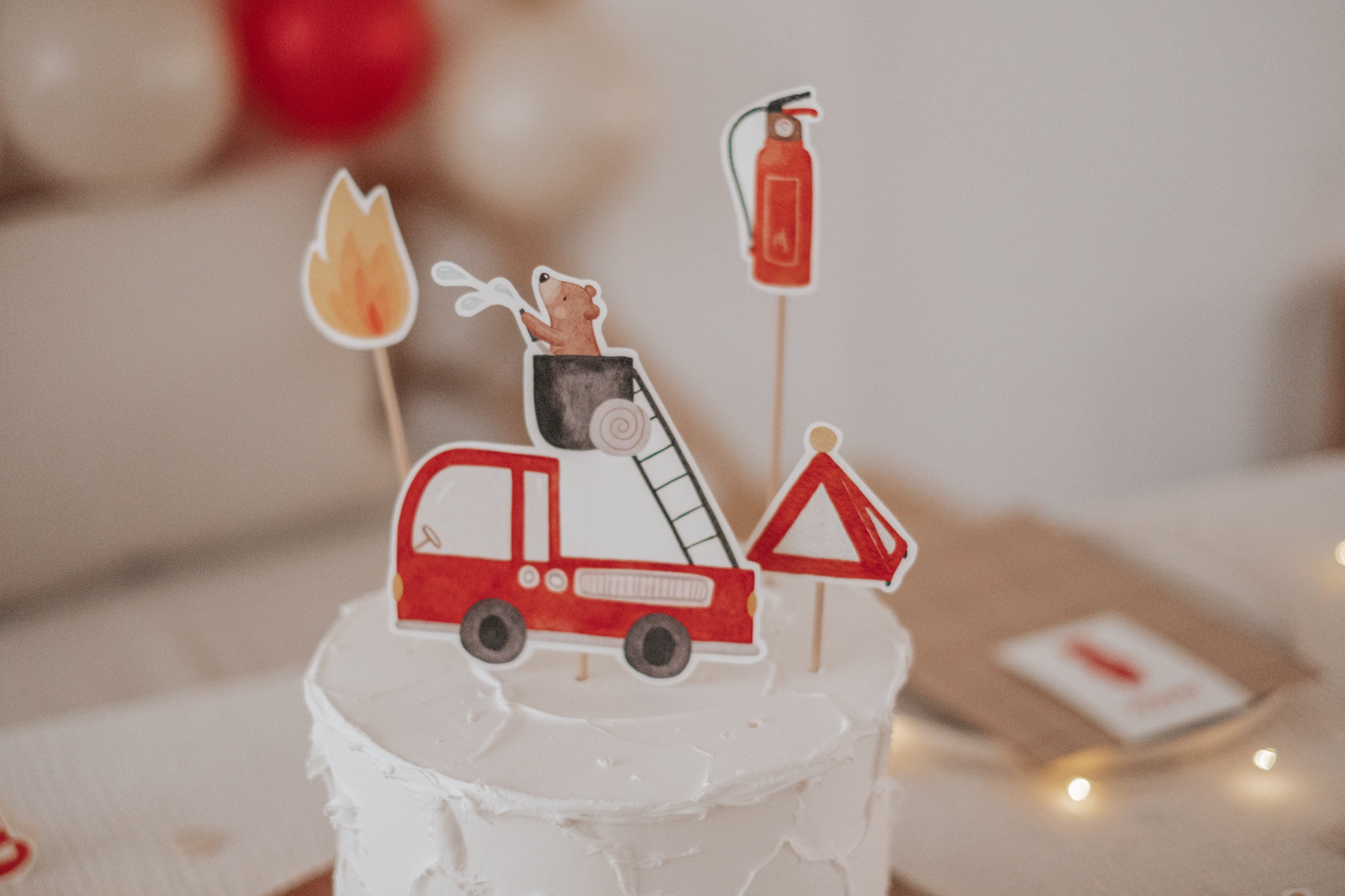 Set Feuerwehr Bär - großes Bundle