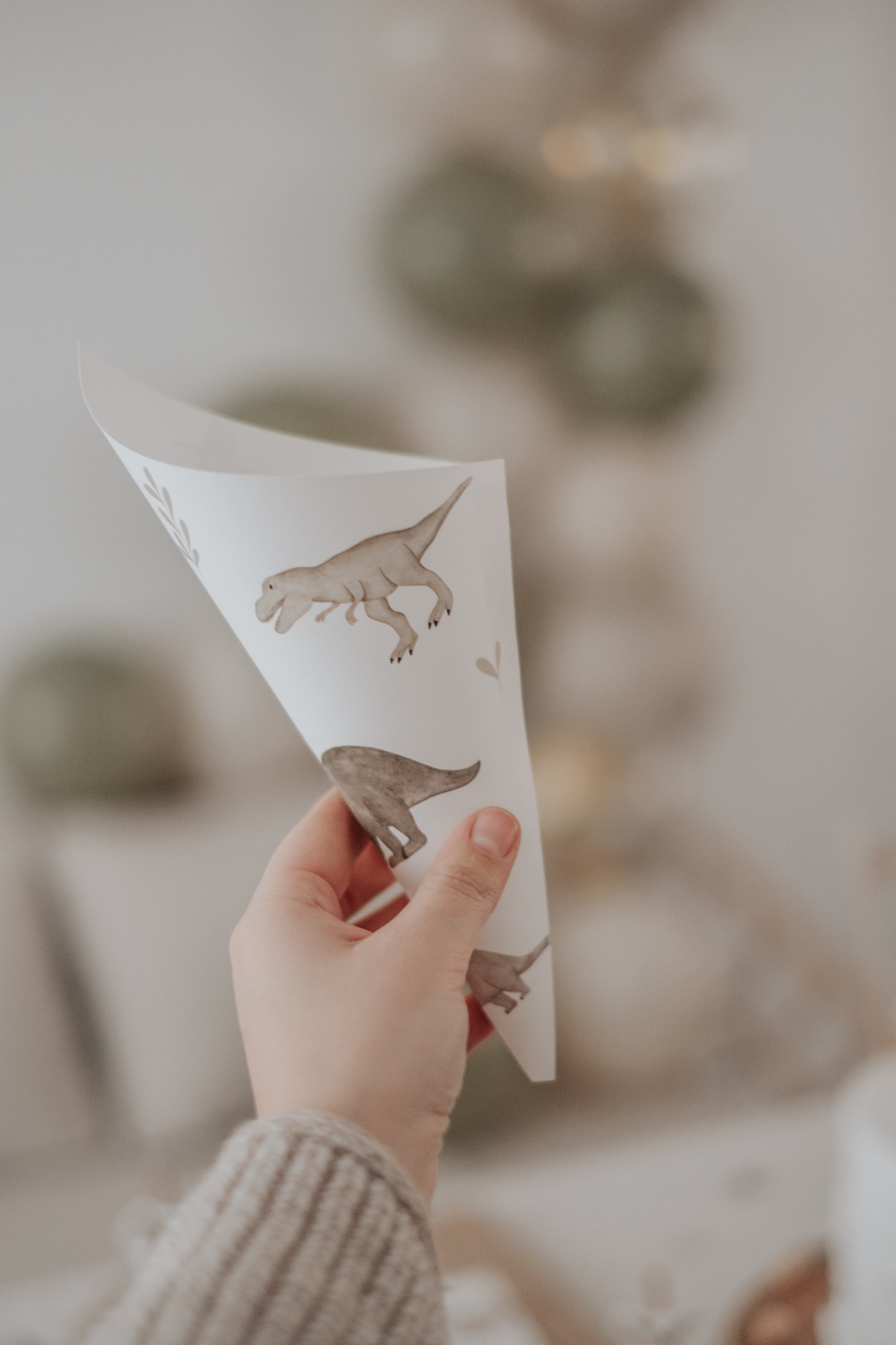 Spitztüte Dinosaurier