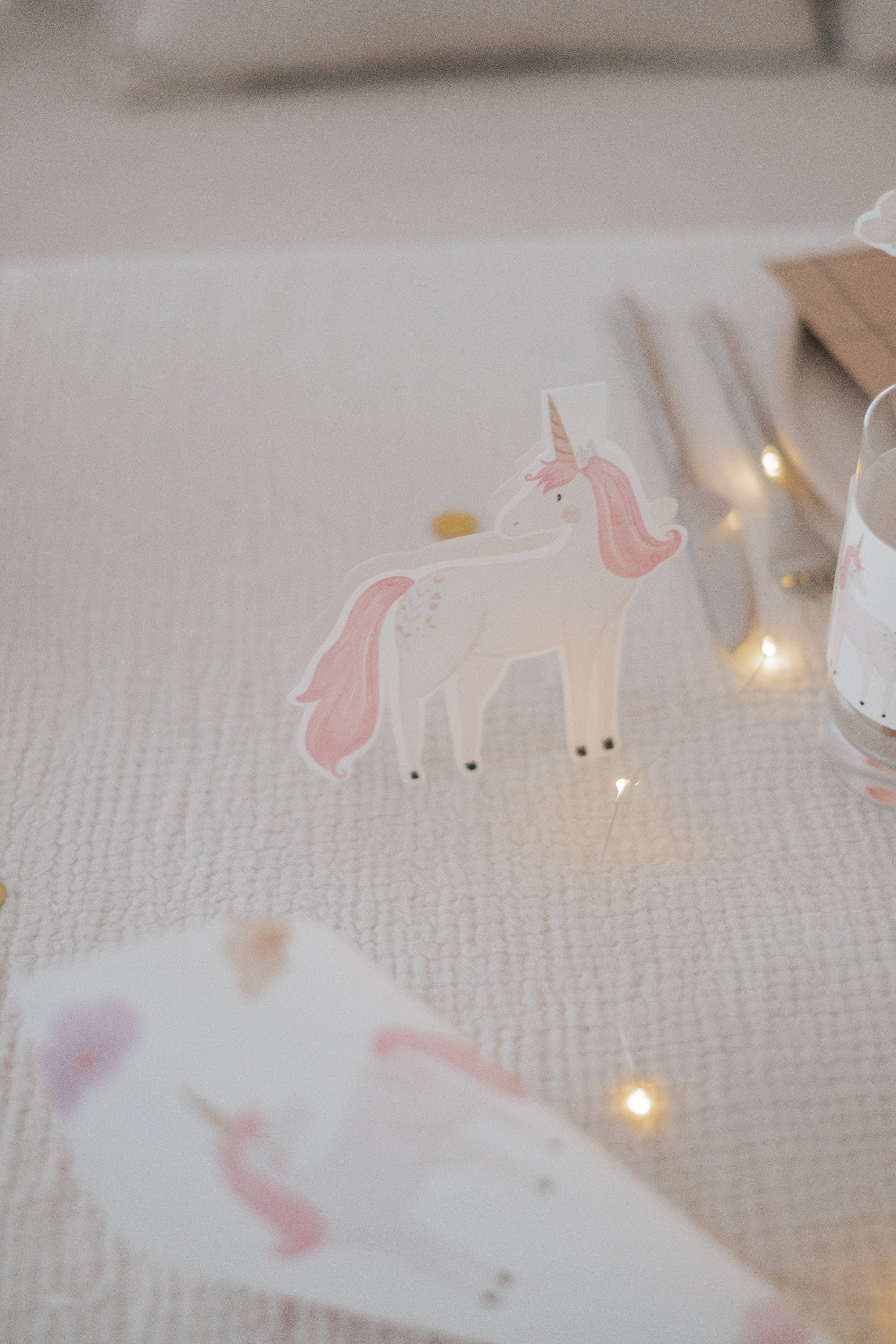Tischdeko Einhorn