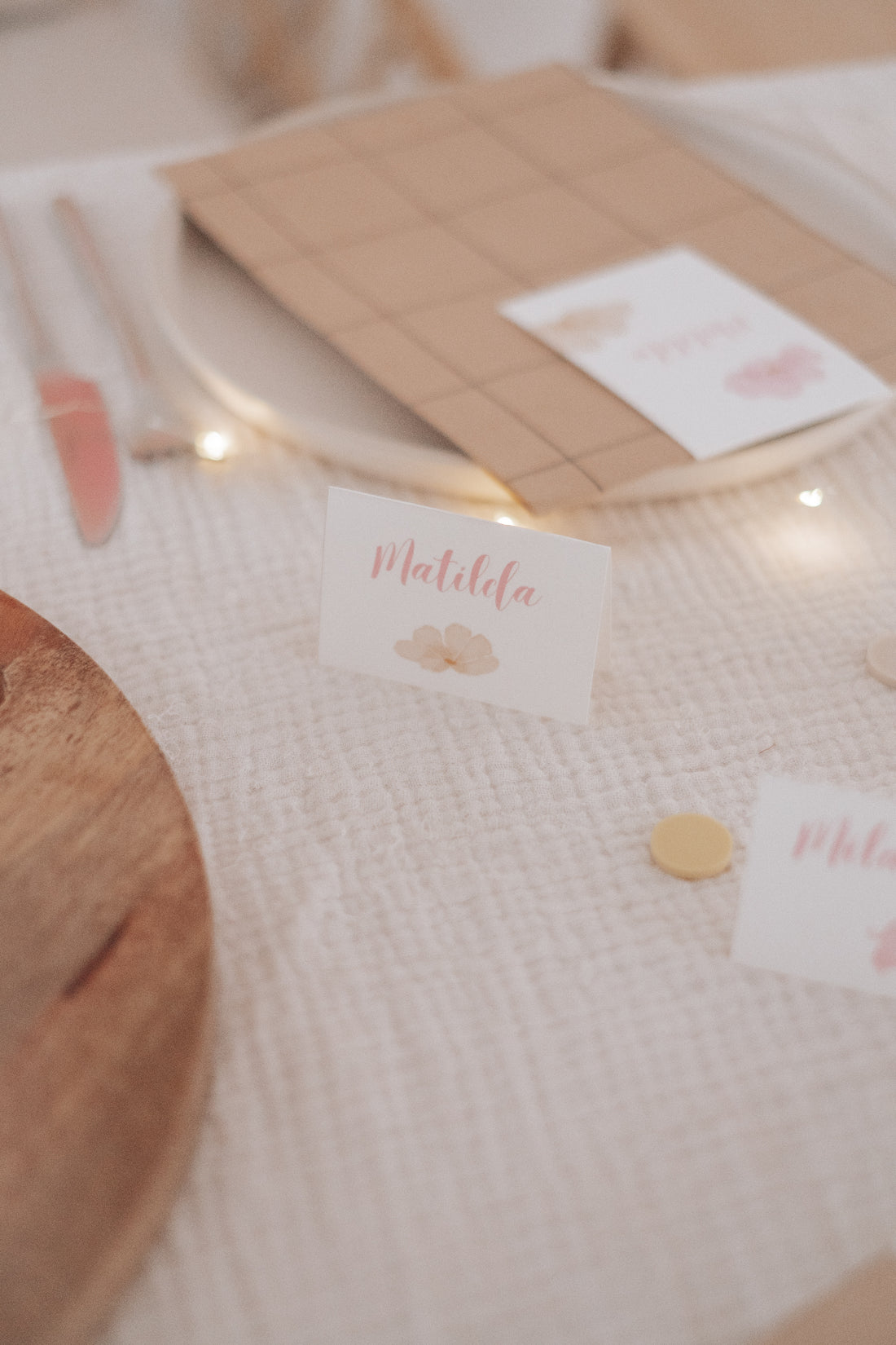 Tischkärtchen Einhorn