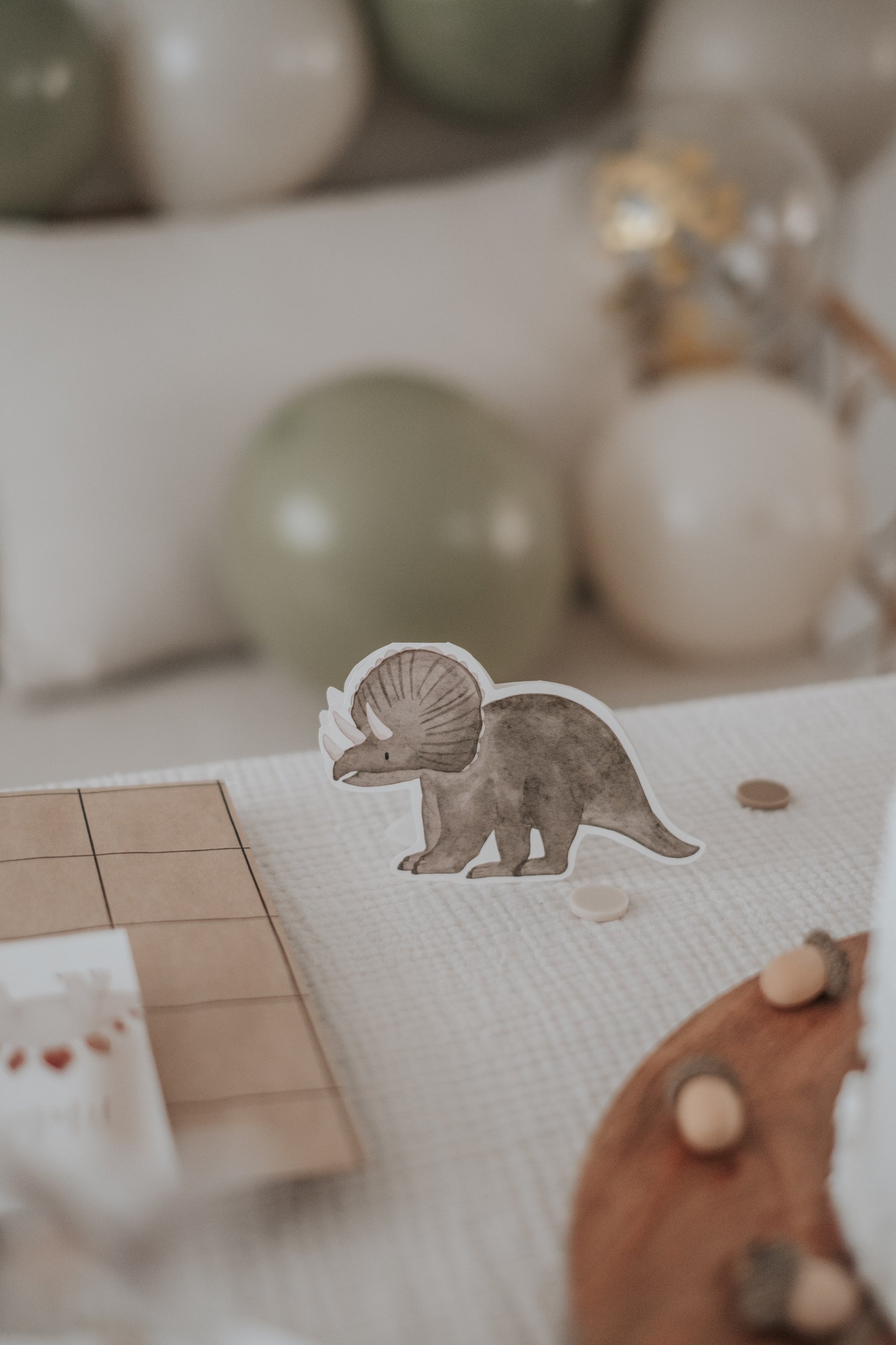 Tischdeko Dinosaurier