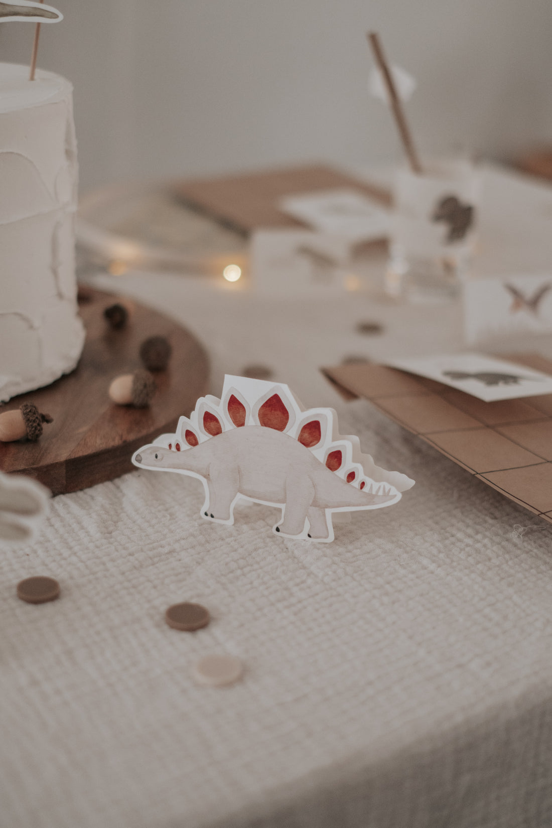 Tischdeko Dinosaurier