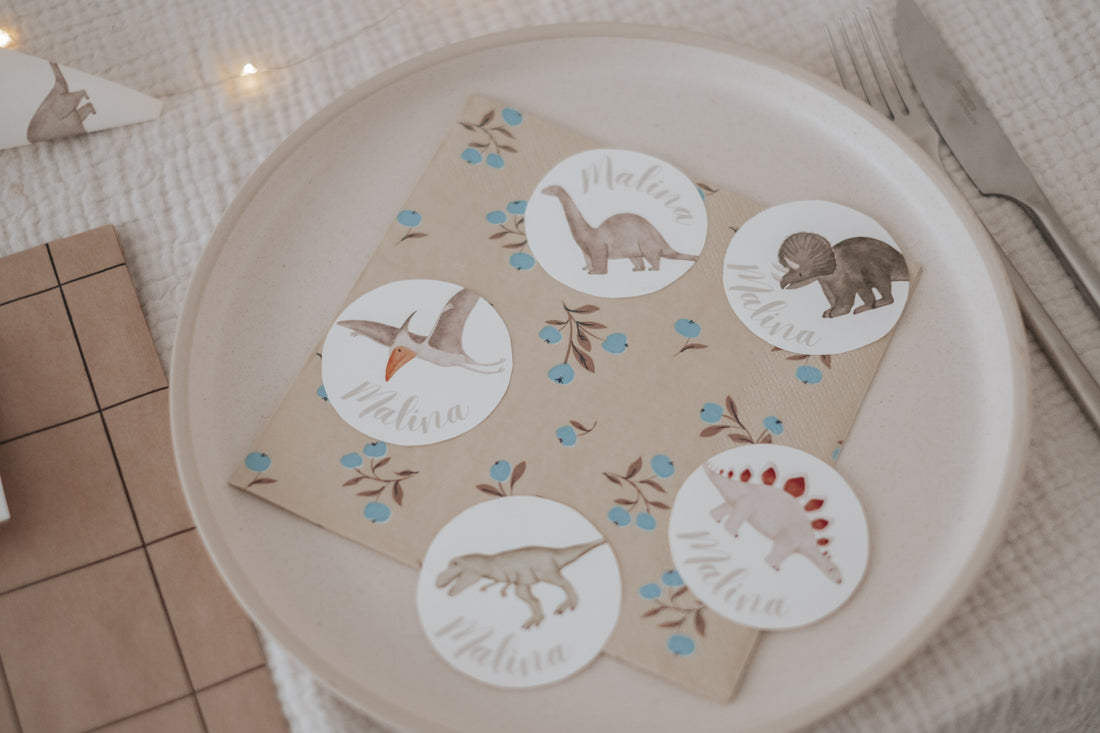 Geschenkanhänger Dinosaurier