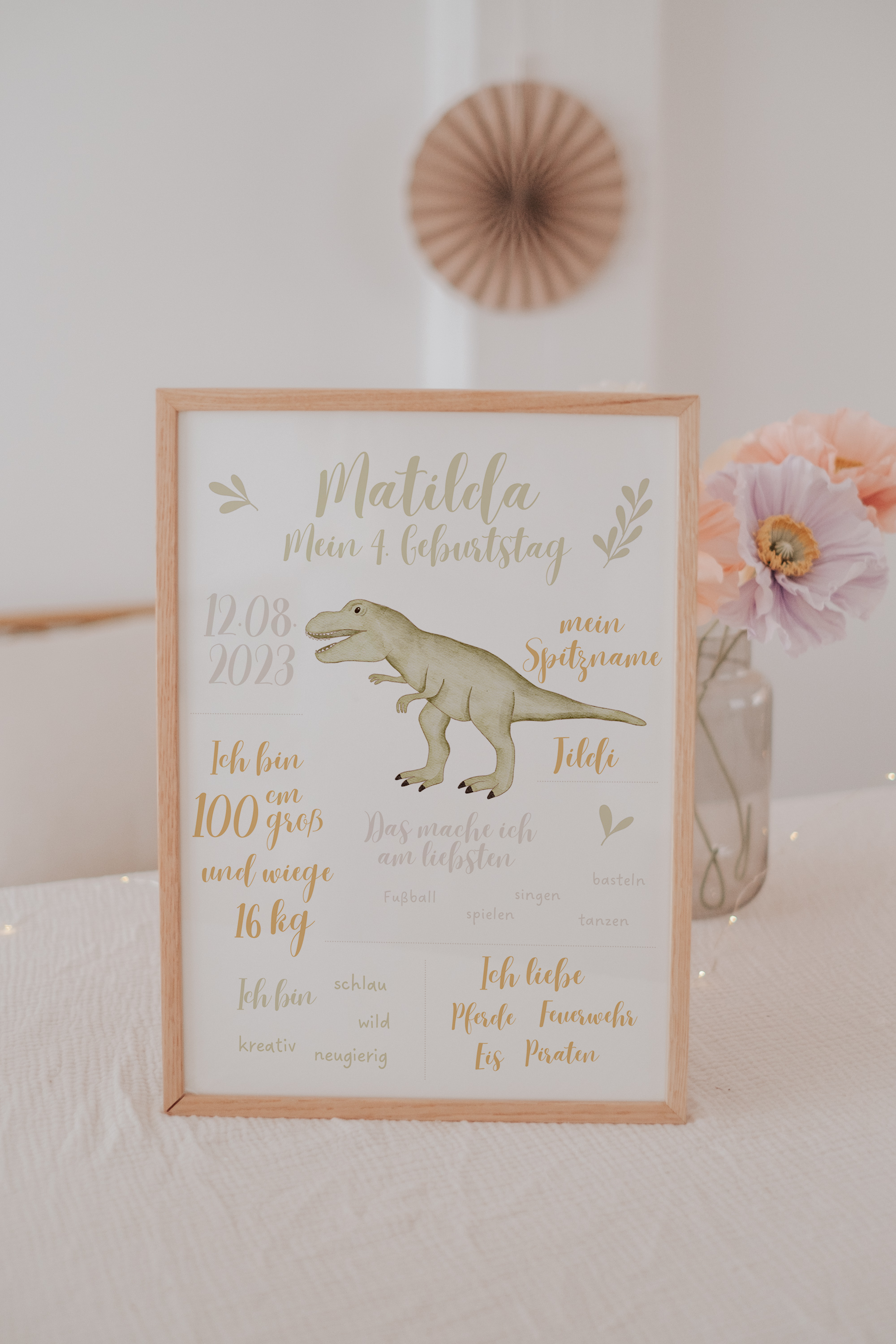 Meilensteintafel Dinosaurier T-Rex