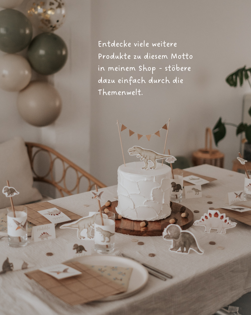 Geschenkanhänger Dinosaurier