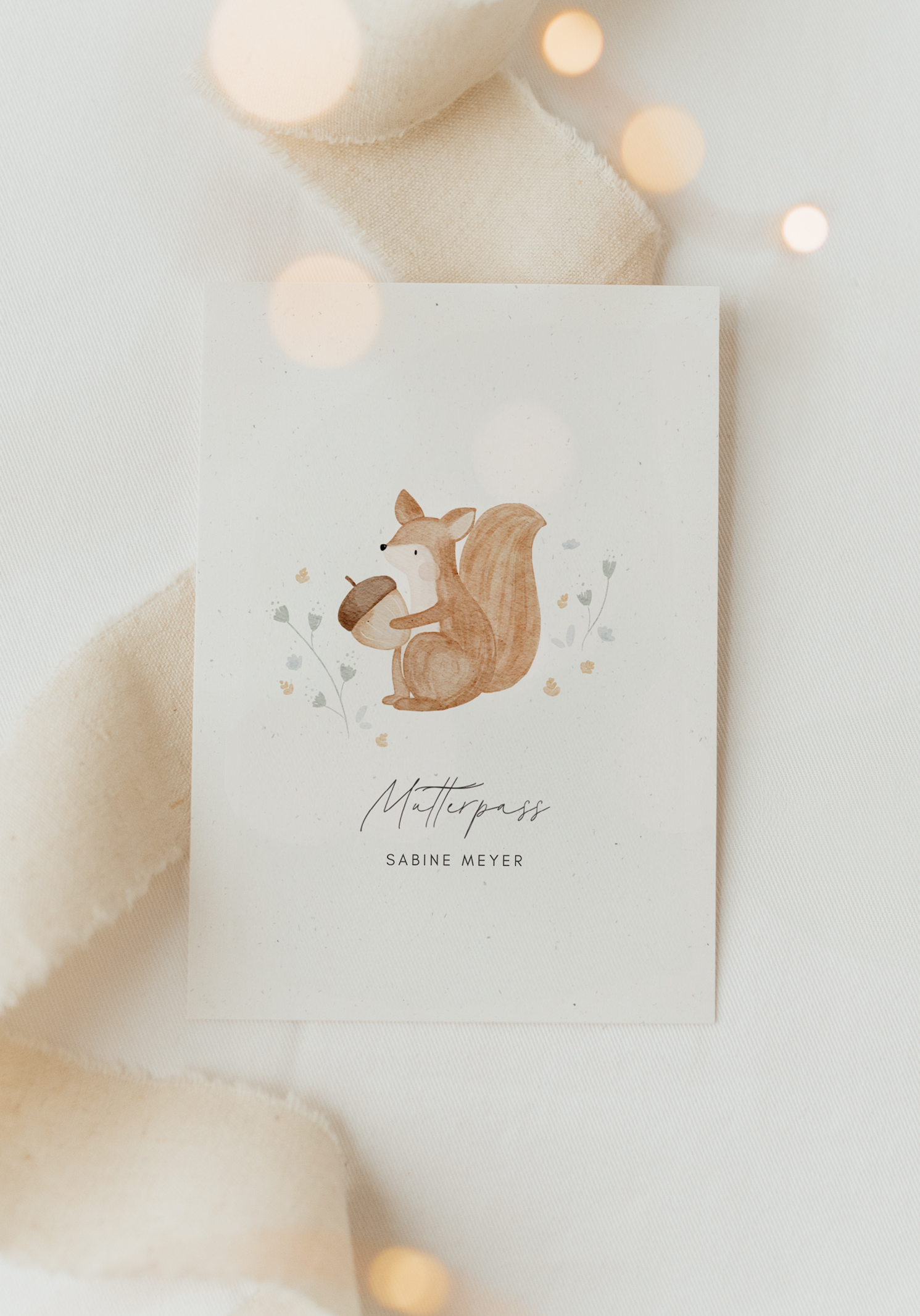 Mutterpass Hülle Eichhörnchen