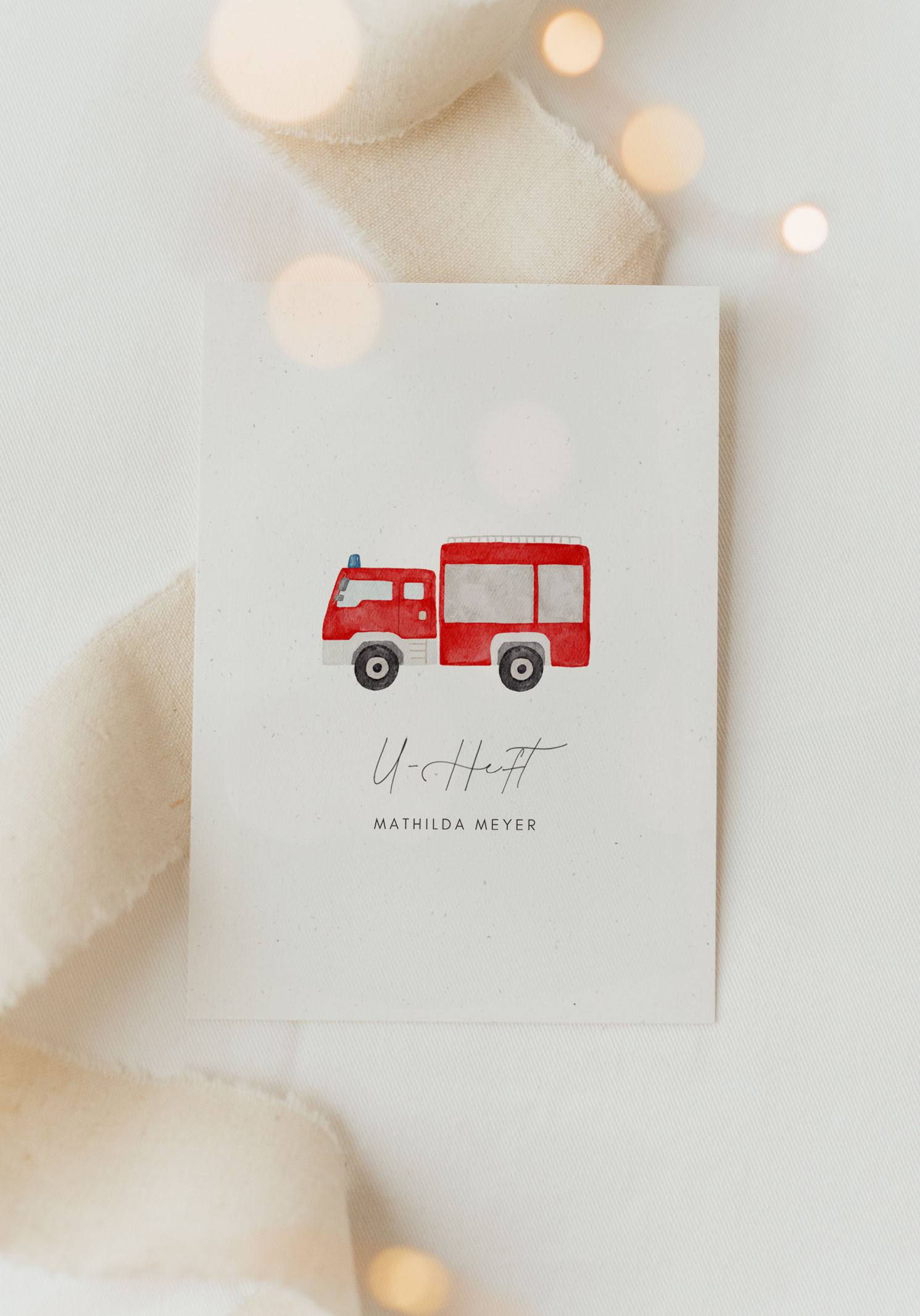 U-Heft Hülle Feuerwehr