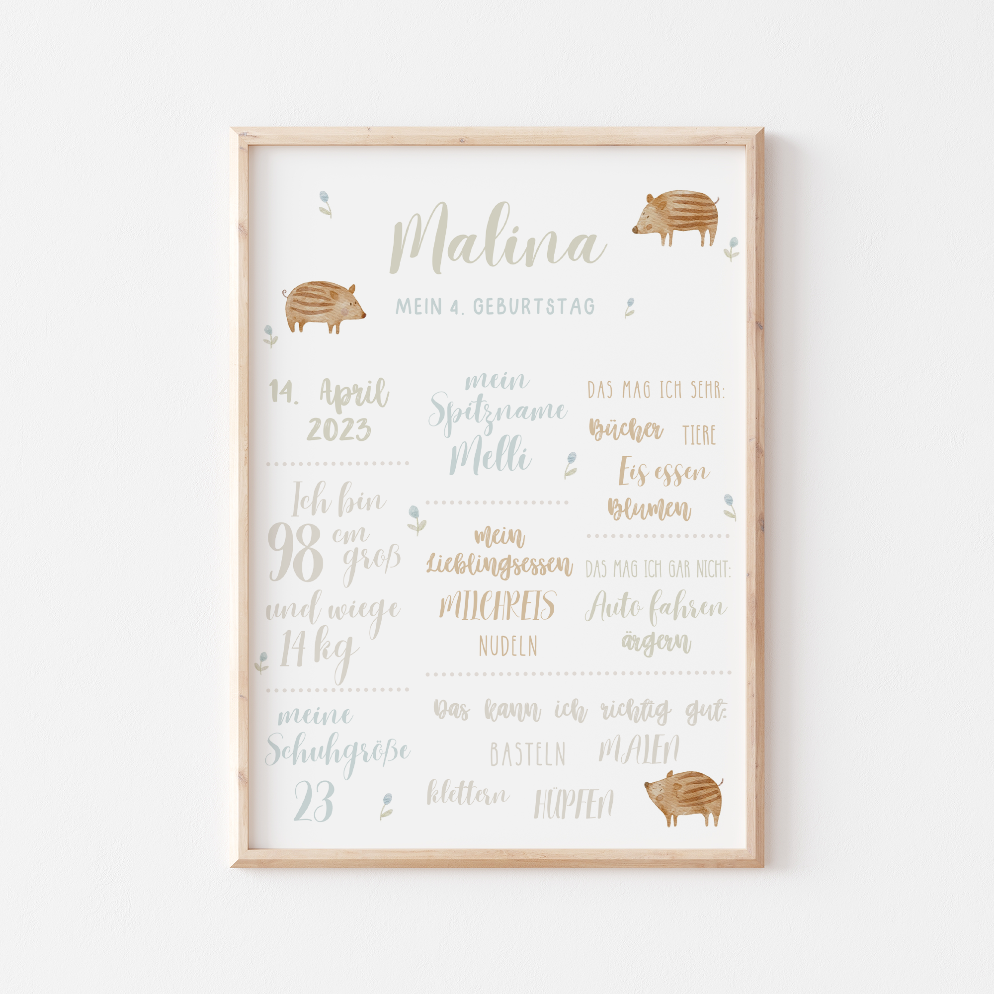 Meilensteintafel Frischlinge