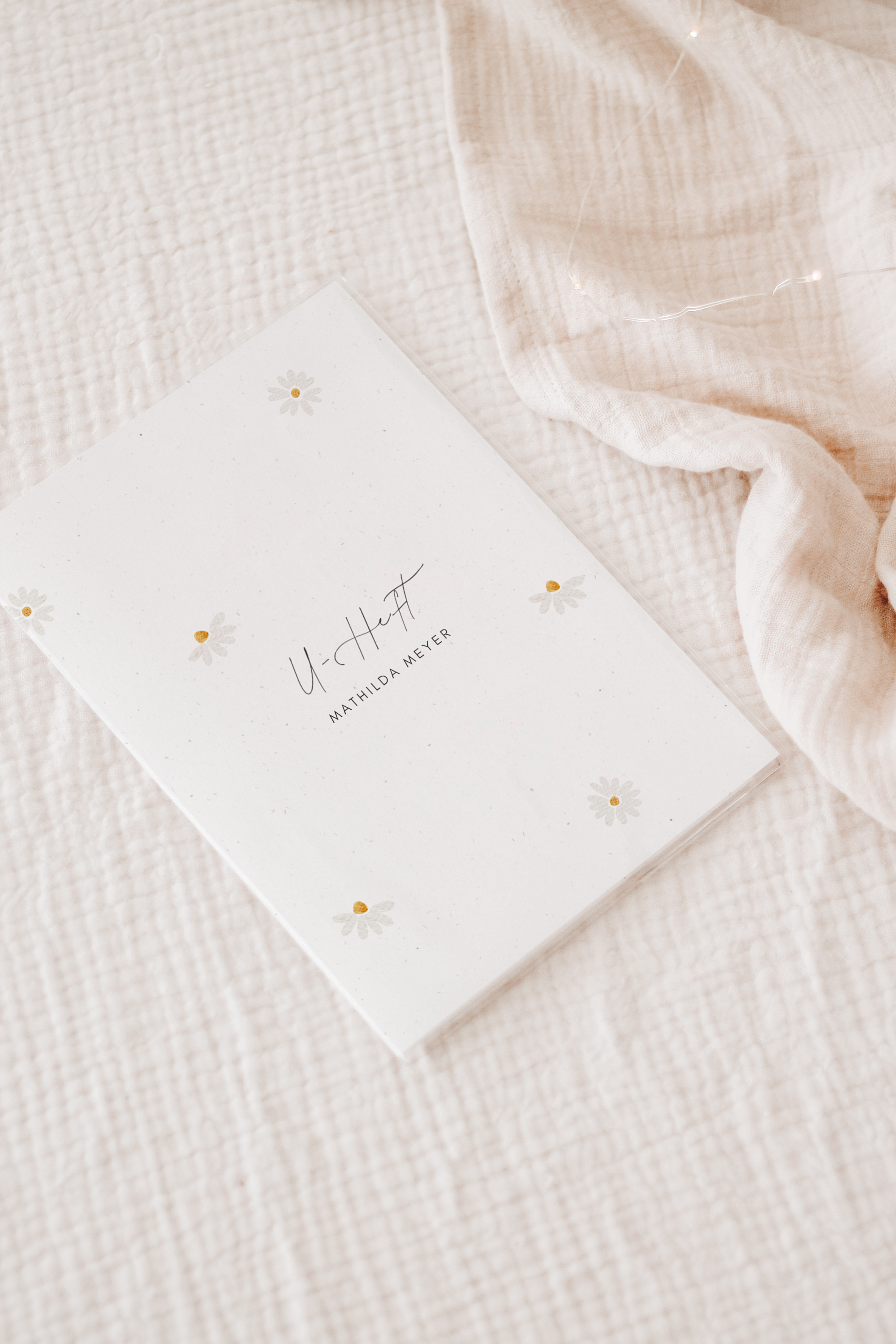 U-Heft Hülle Gänseblümchen