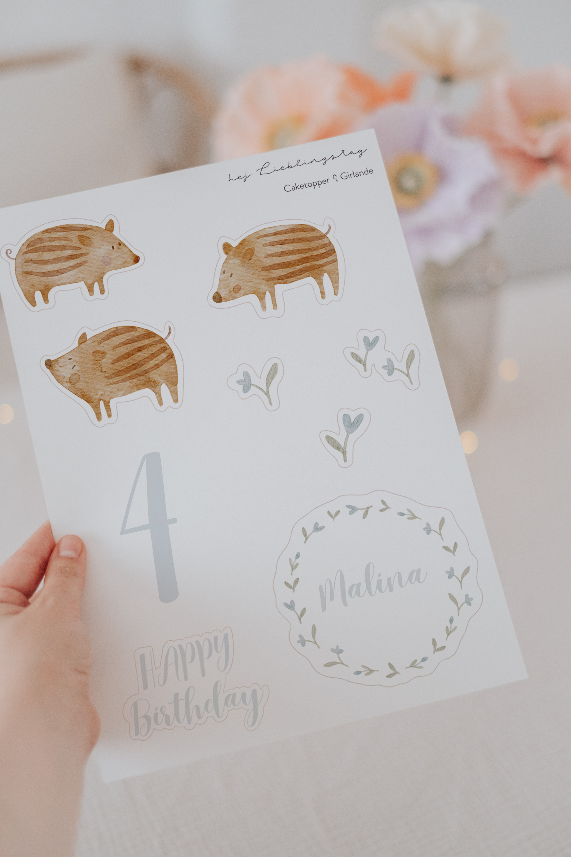 Girlande Frischlinge