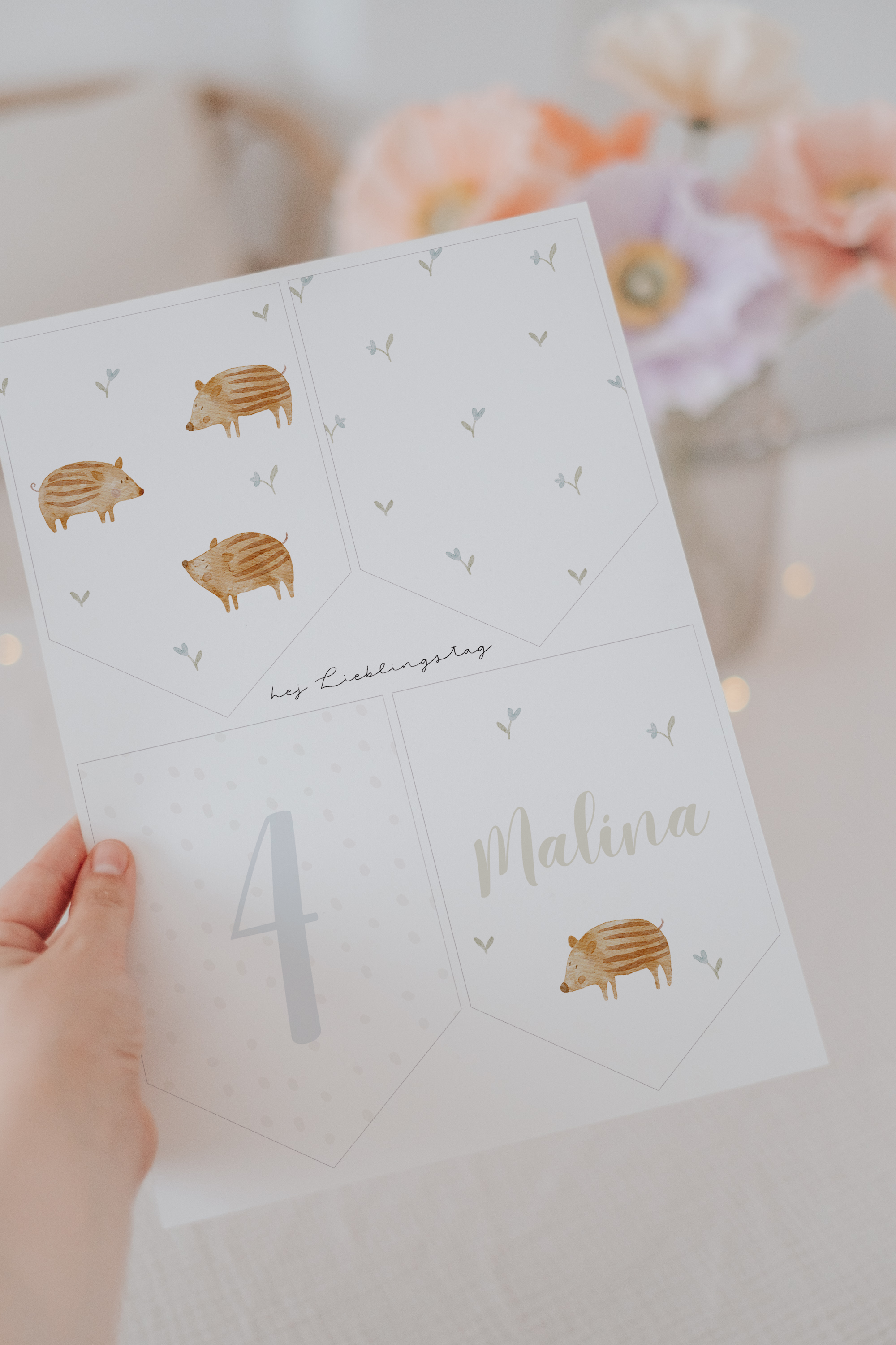 Girlande Frischling Wimpel