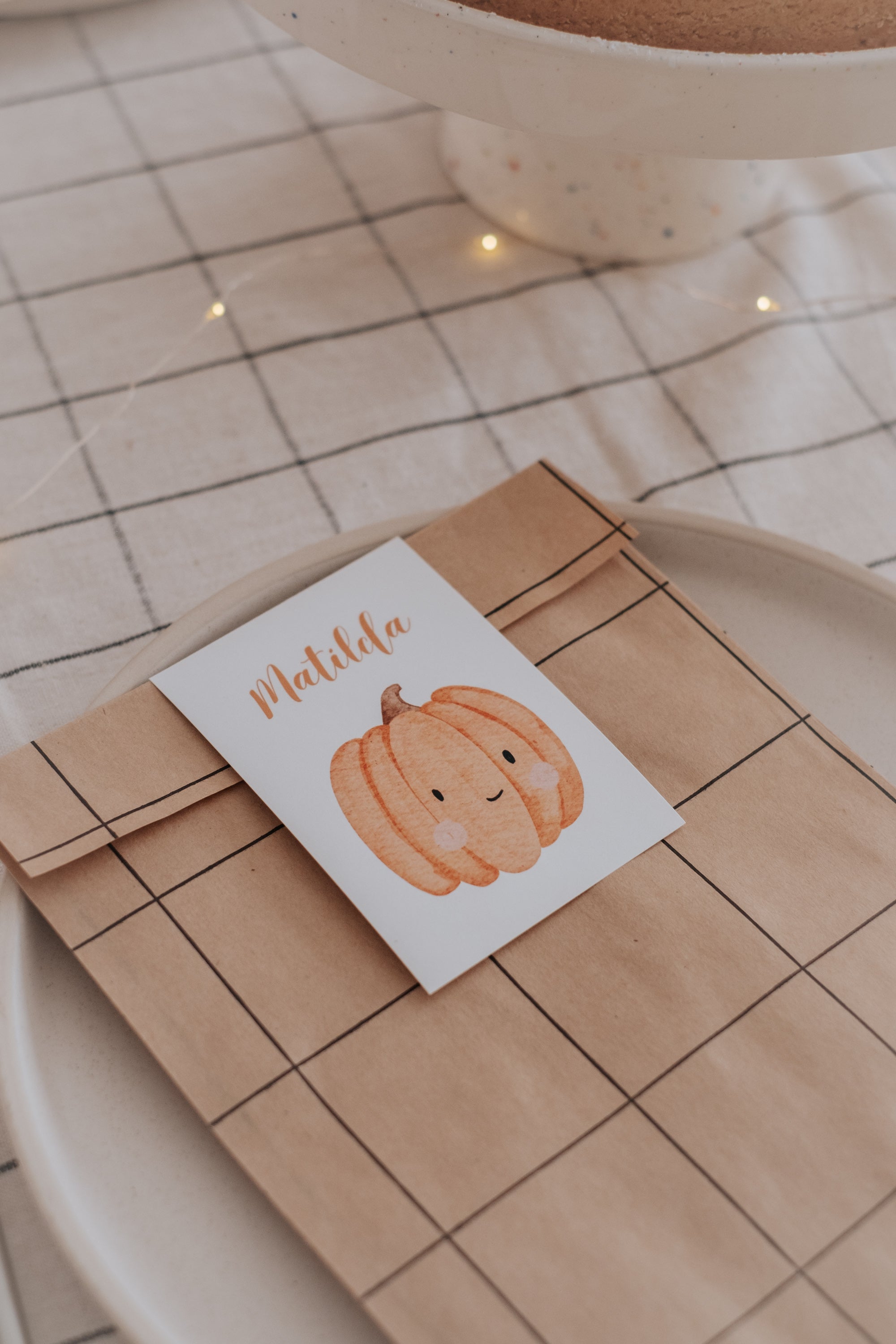 Geschenktüten Halloween Kürbis & Gespenst