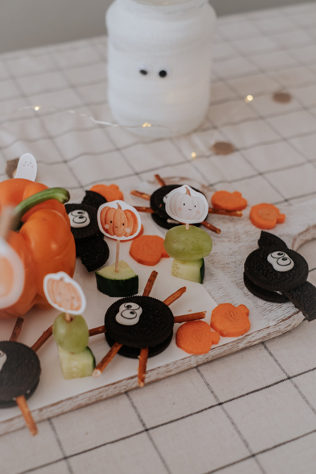 Spieße Halloween Kürbis & Gespenst