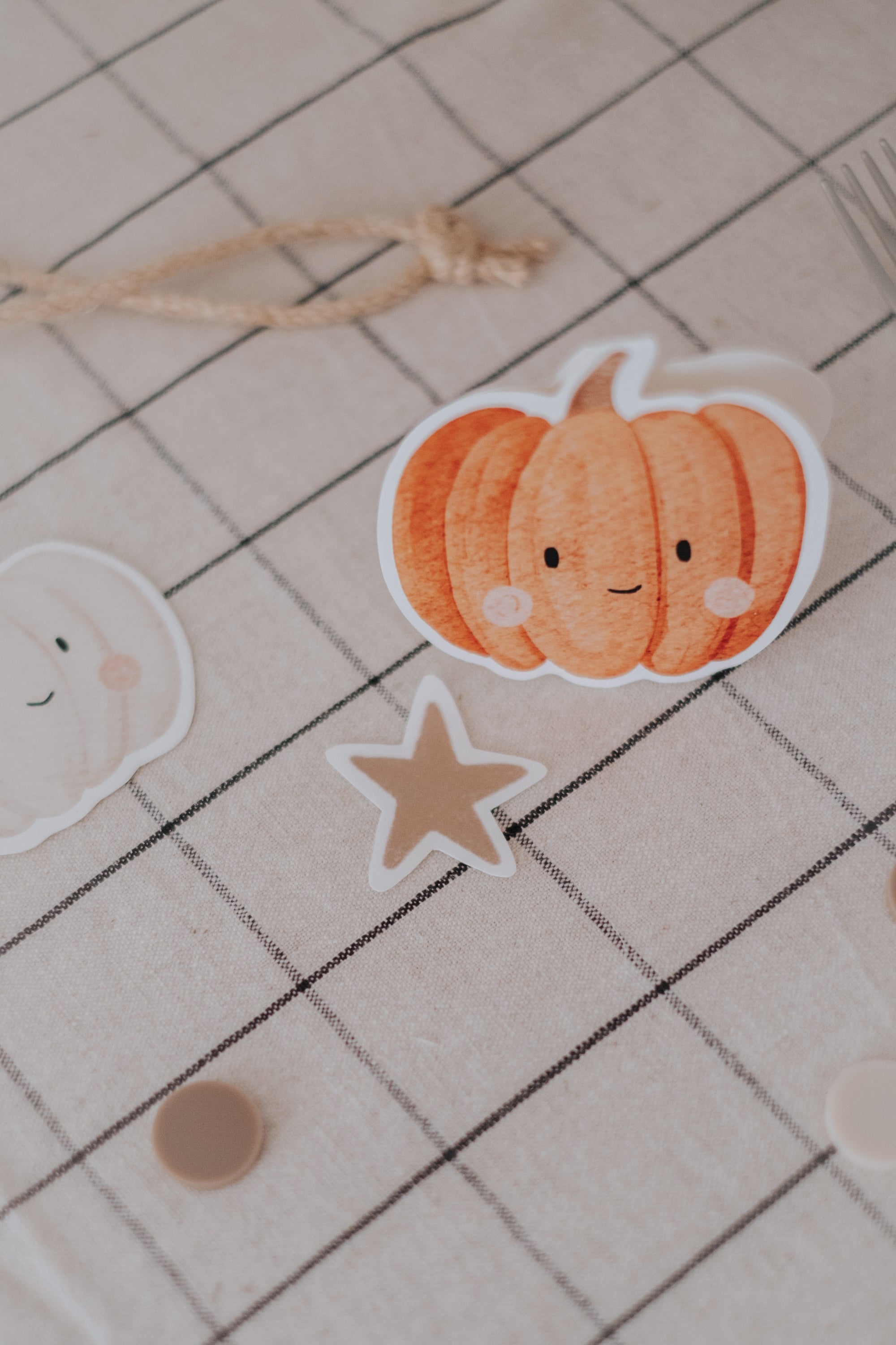 Tischdeko Hallooween Kürbis & Gespenst