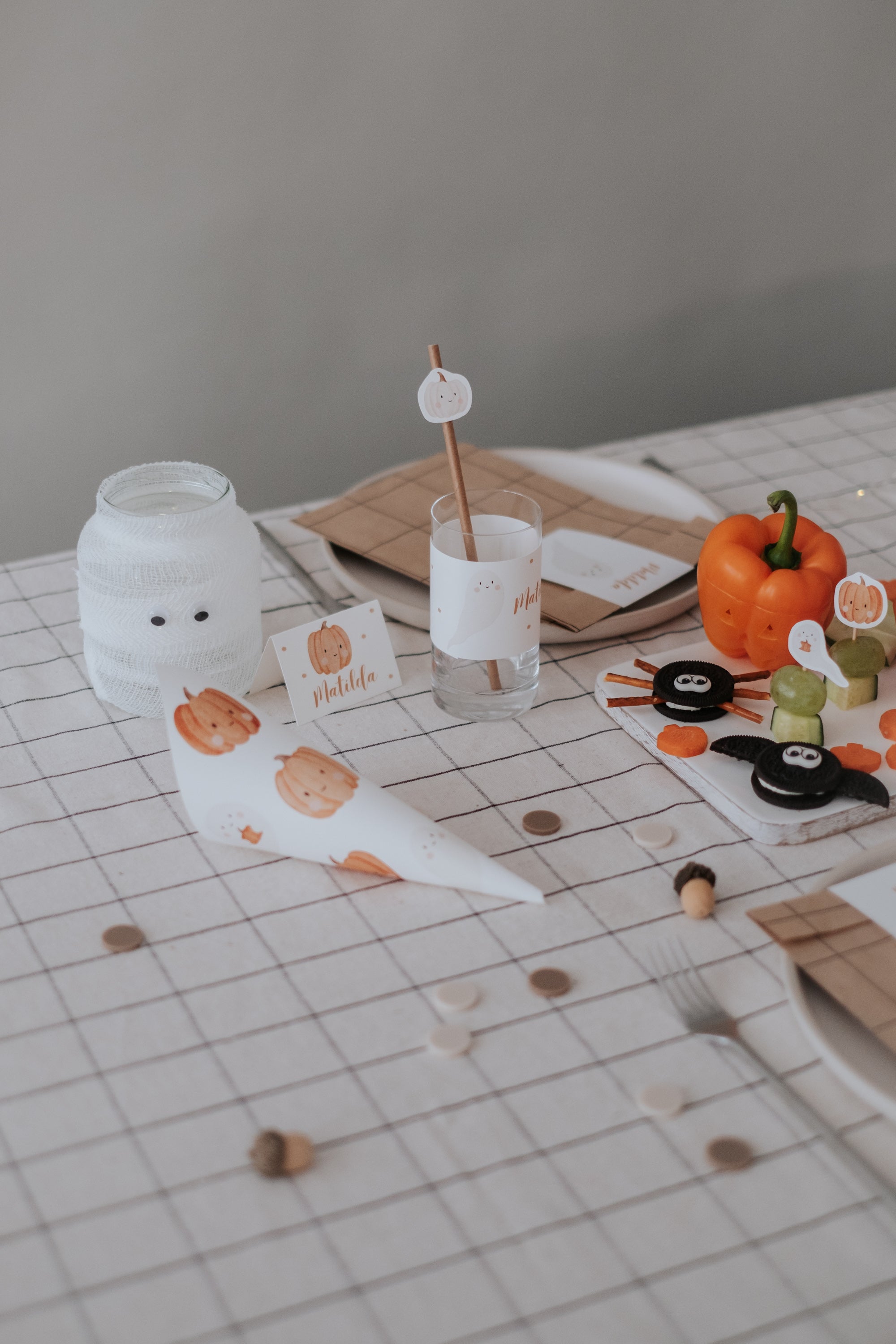 Set Halloween Kürbis & Gespenst - großes Bundle