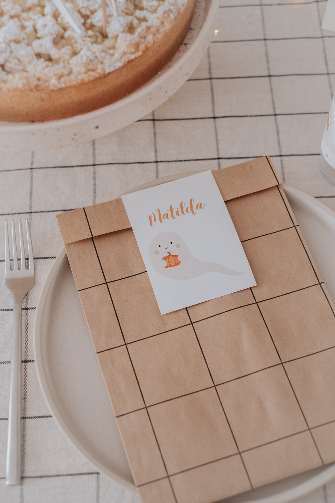 Geschenktüten Halloween Kürbis & Gespenst